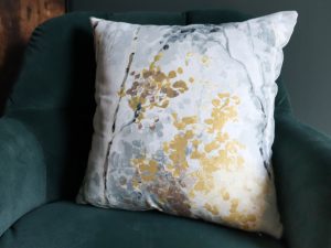 Stunning Silver Birch Scatter Cushion, 40cm Sofa Cushion