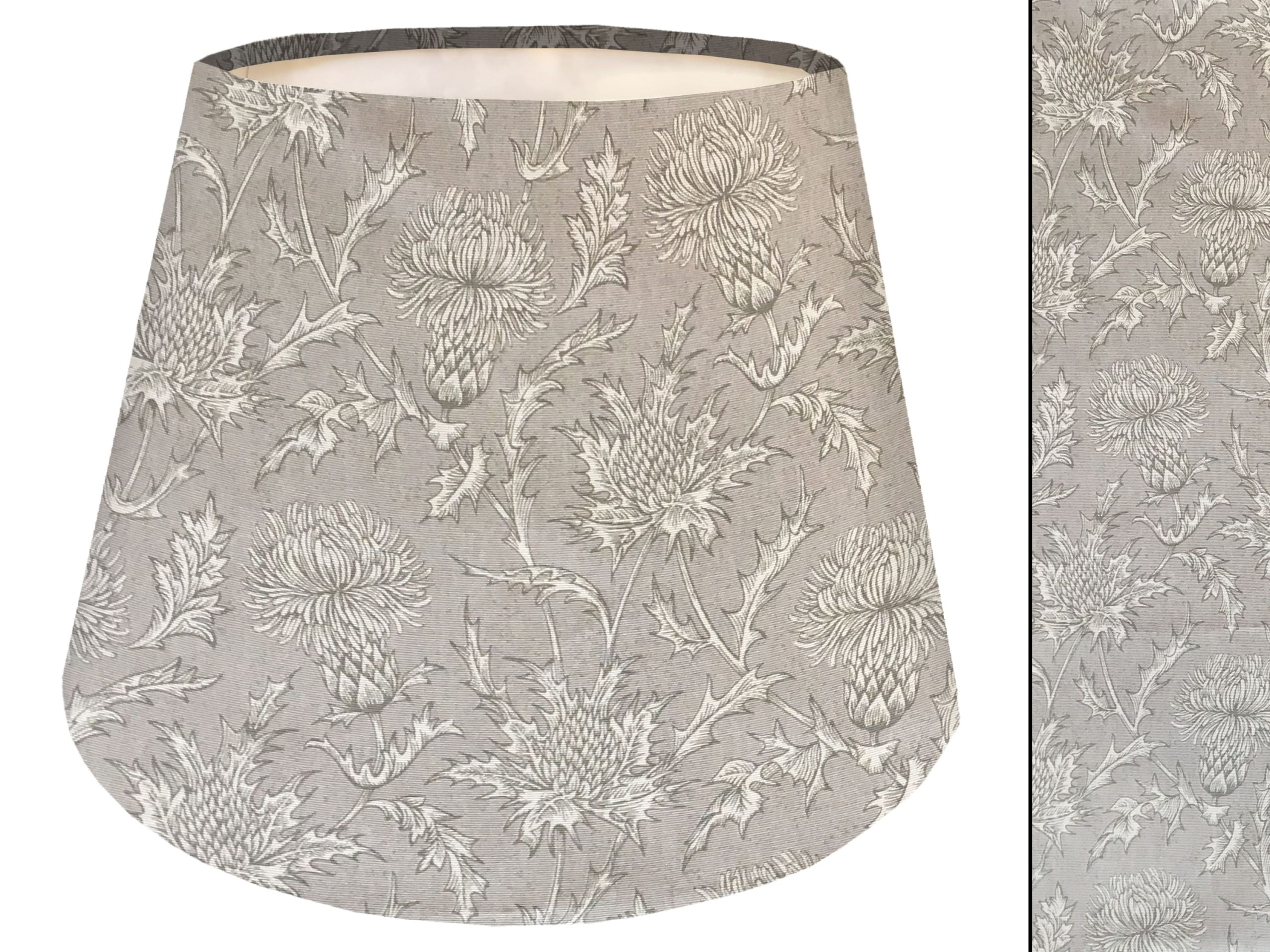 Grey Thistle Empire Lampshade, Country Style Home