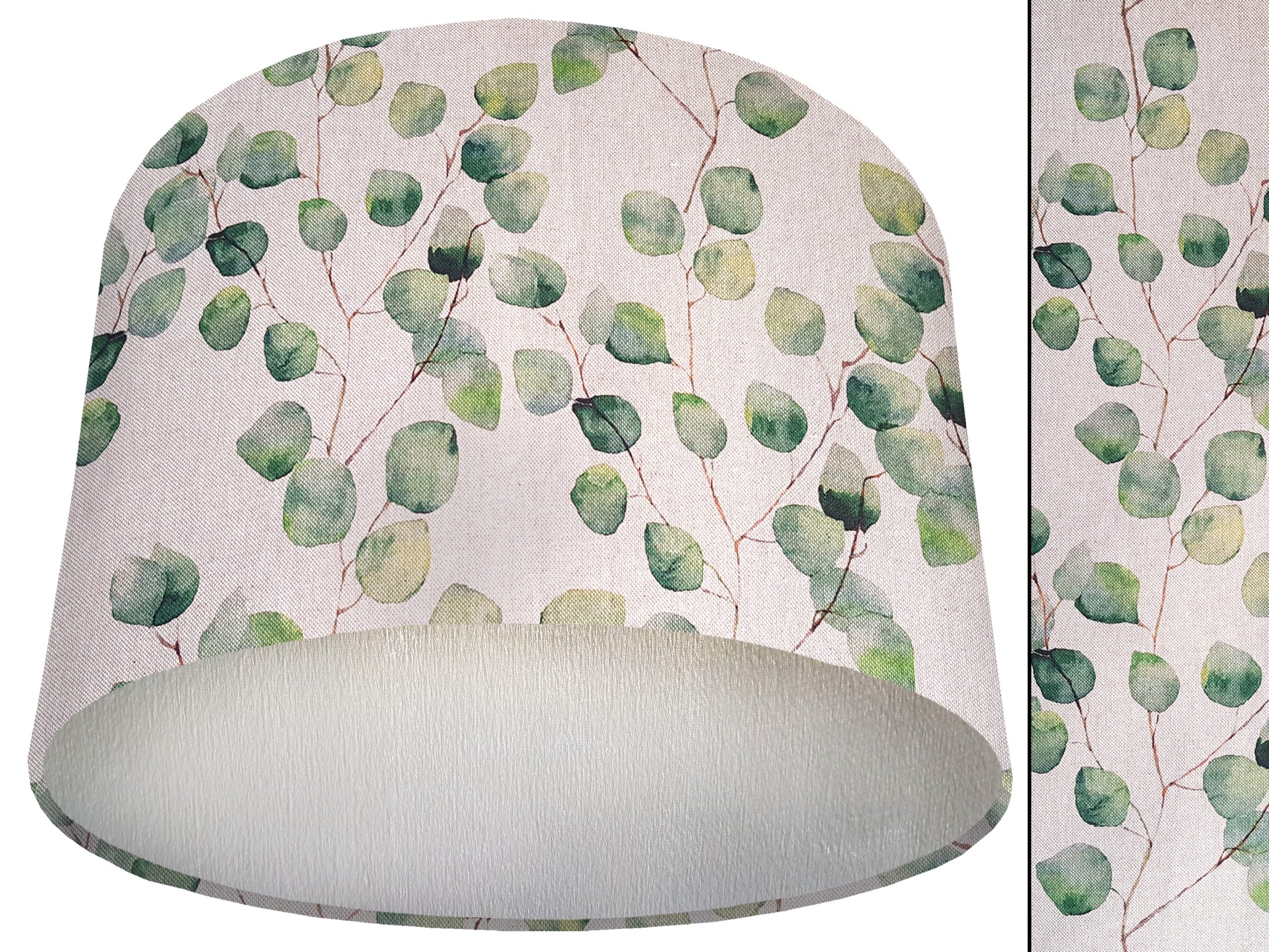 Green Honesty Lamp Shade Silver, Classic Botanical Country