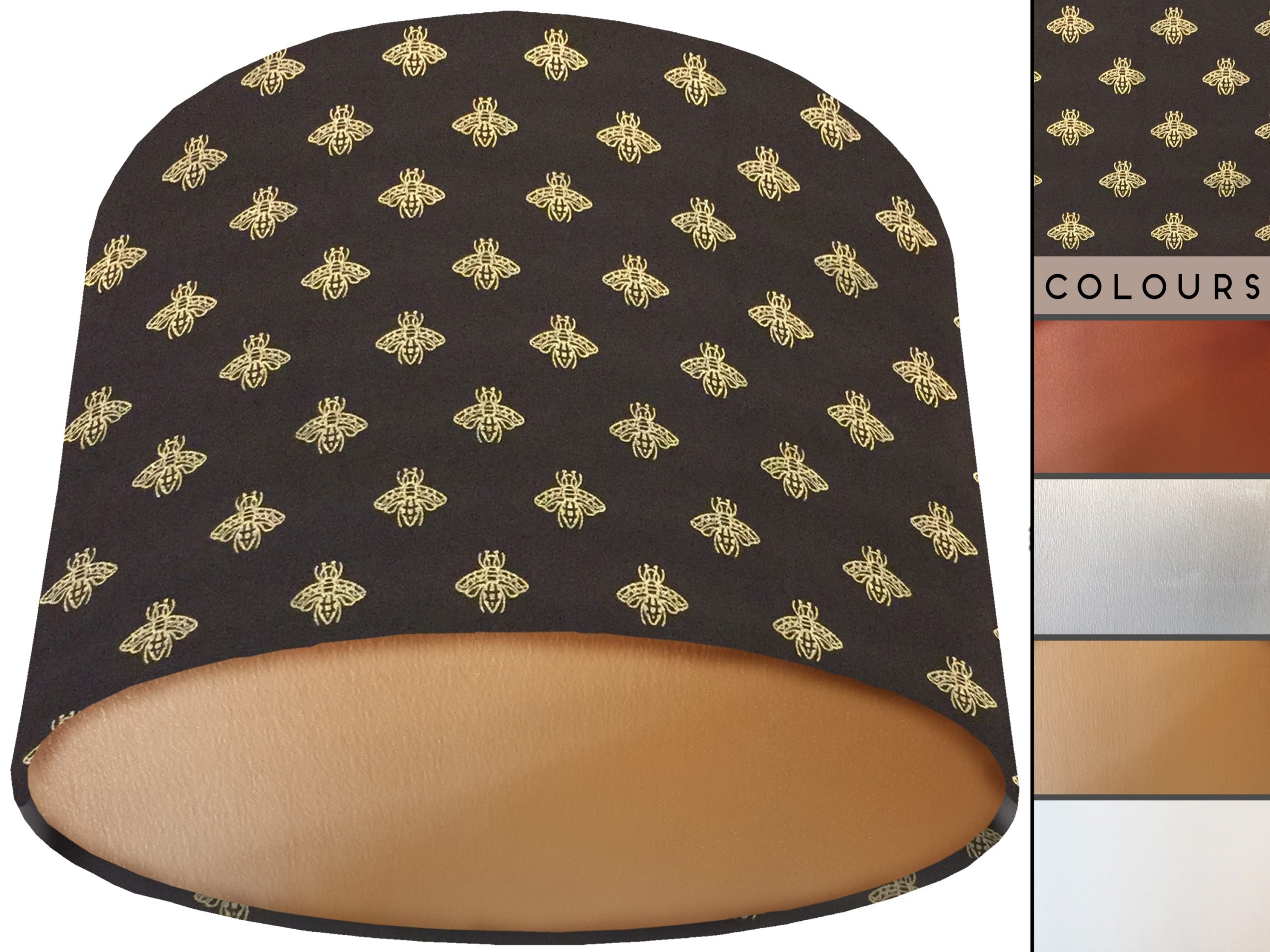 Golden Bee Lamp Shade, Stylish Modern Home Interior Light Owl