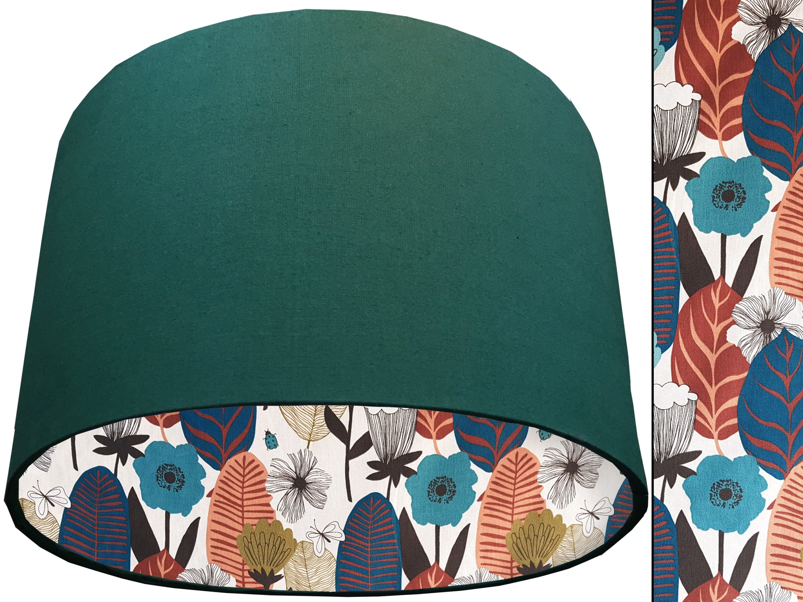 Autumn Leaf Lampshade Green, Scandinavian Home Interior