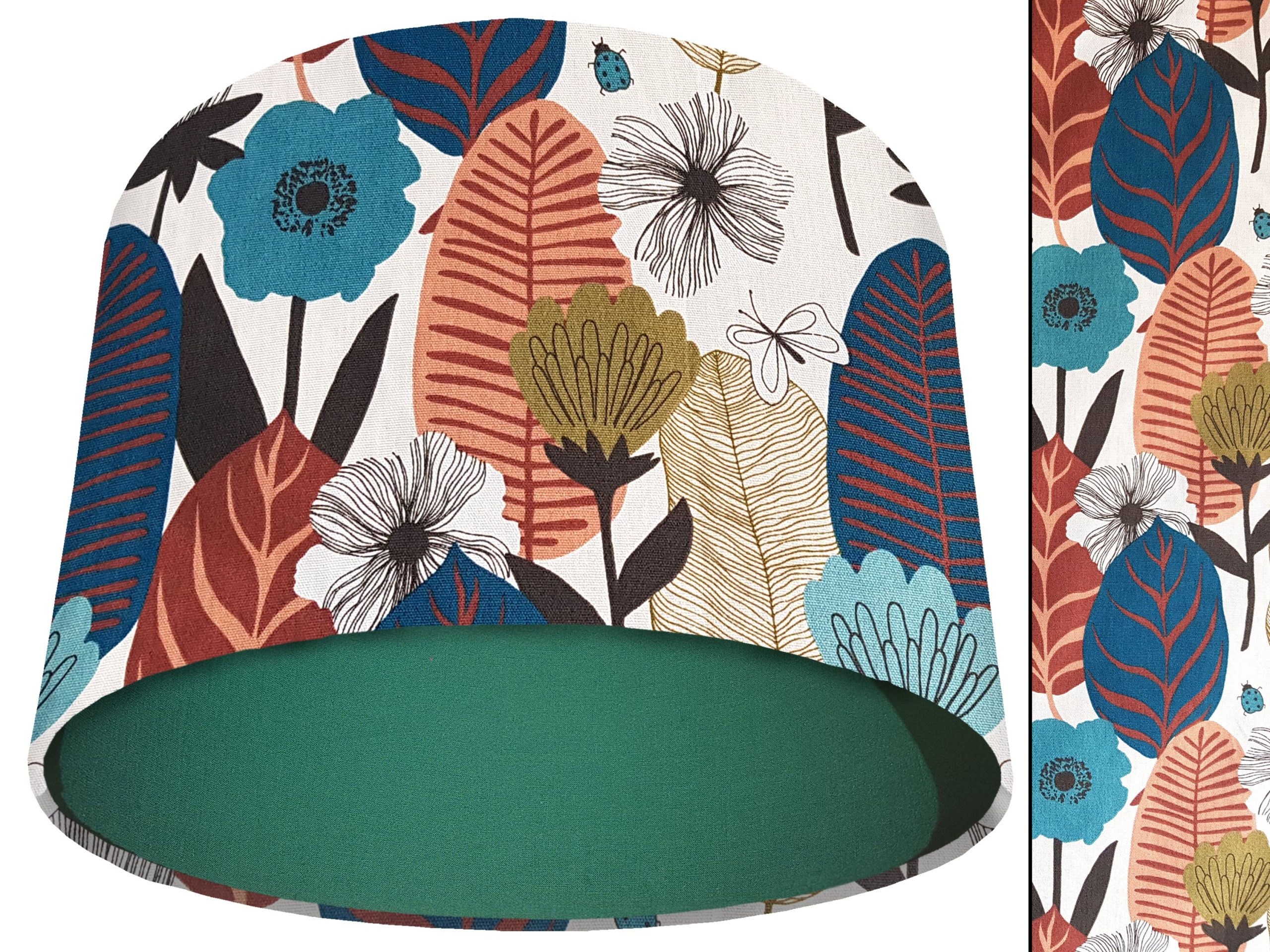 Autumn Leaf Light Shade Green, Modern Scandi Home Interior