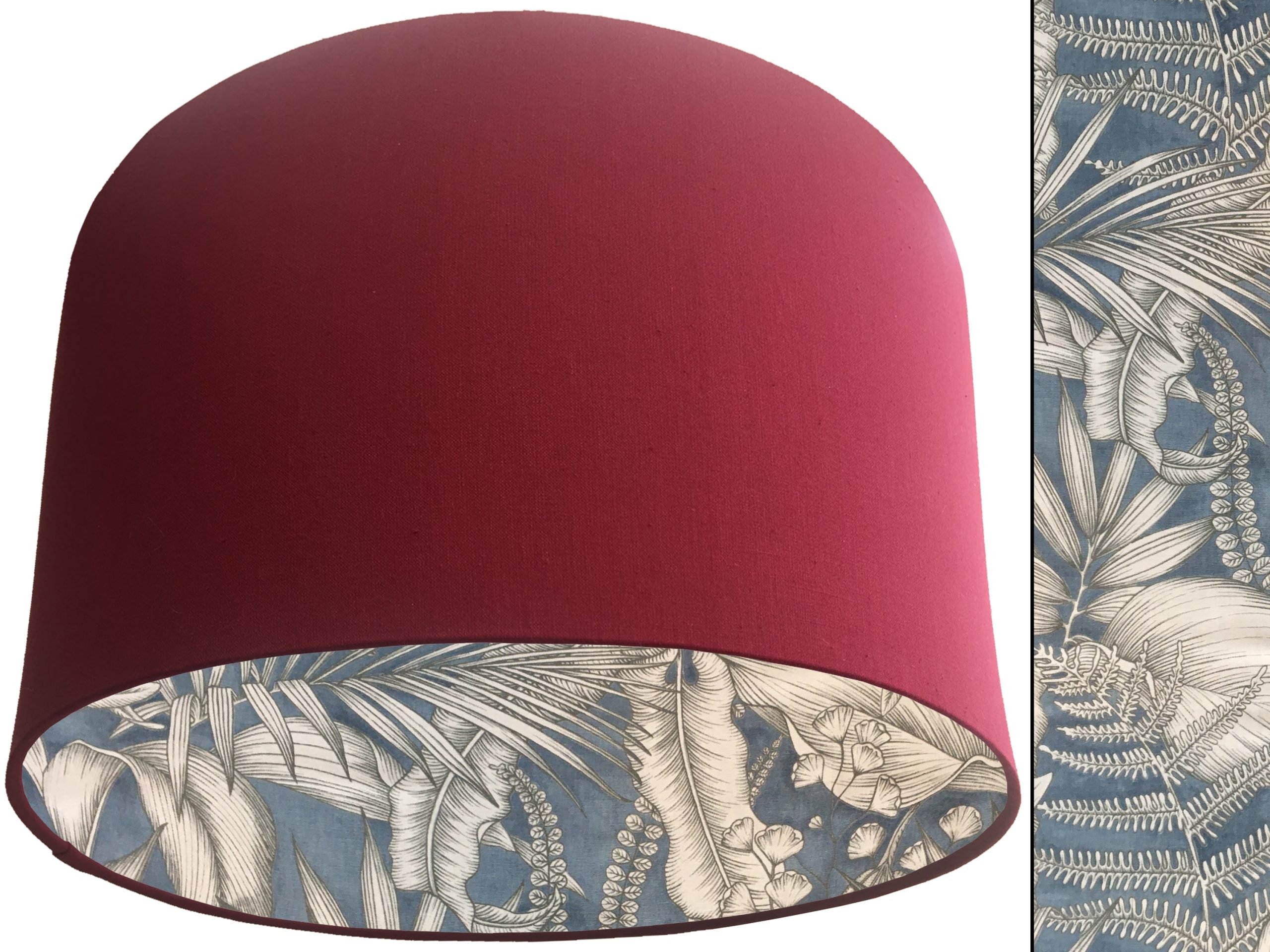 Blue Tropical Lampshade Red, Home Interior Light Shade