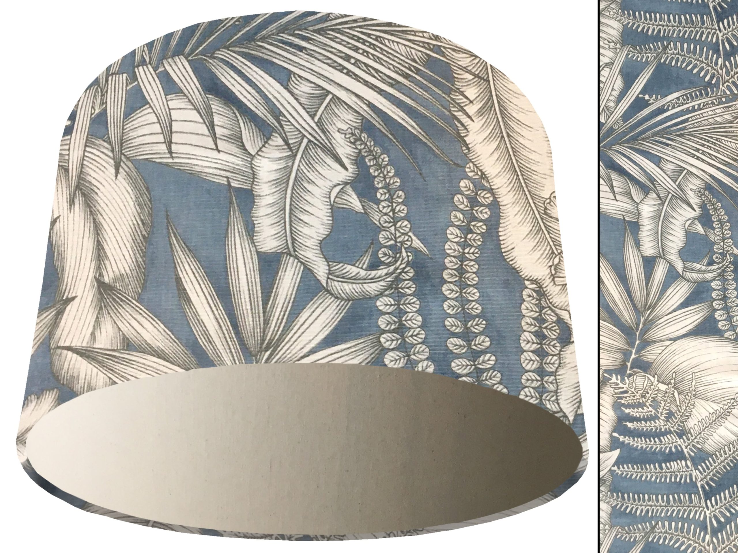 Blue Tropical Light Shade Cream, Stylish Modern Home Interior