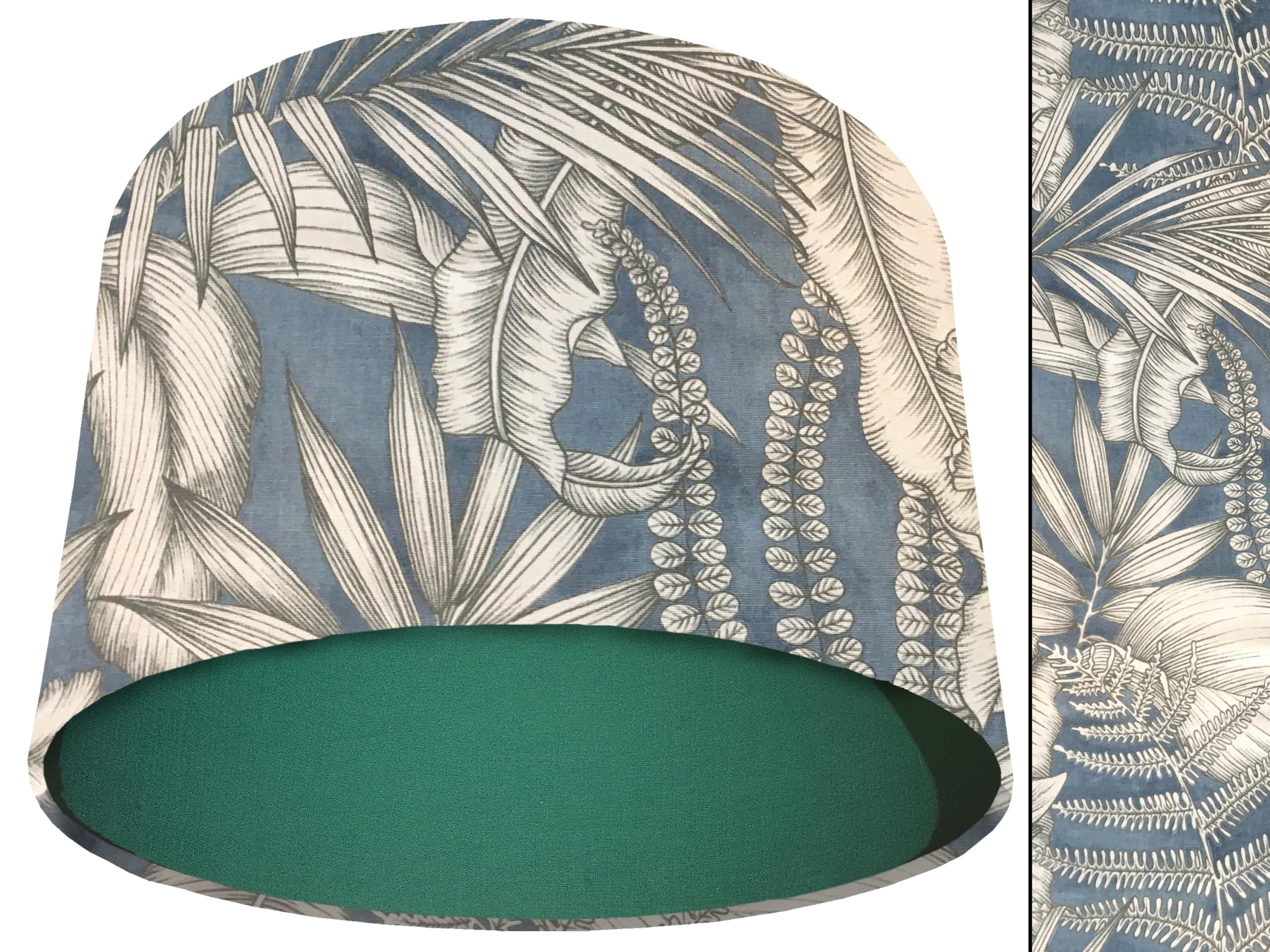 Blue Tropical Light Shade Green, Stylish Modern Home Interior