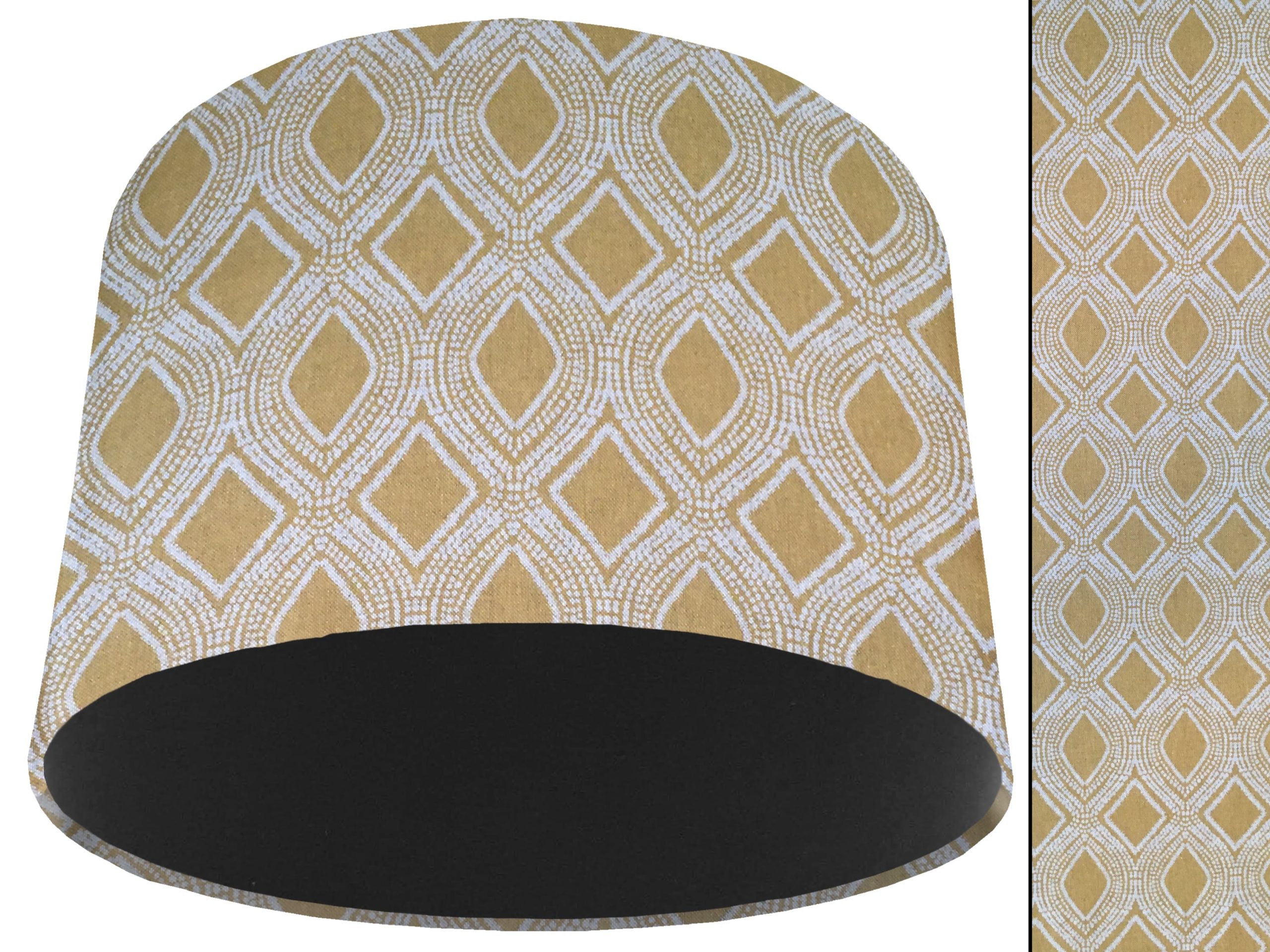 Boho Yellow Light Shade Black, Bohemian Style Home Interior