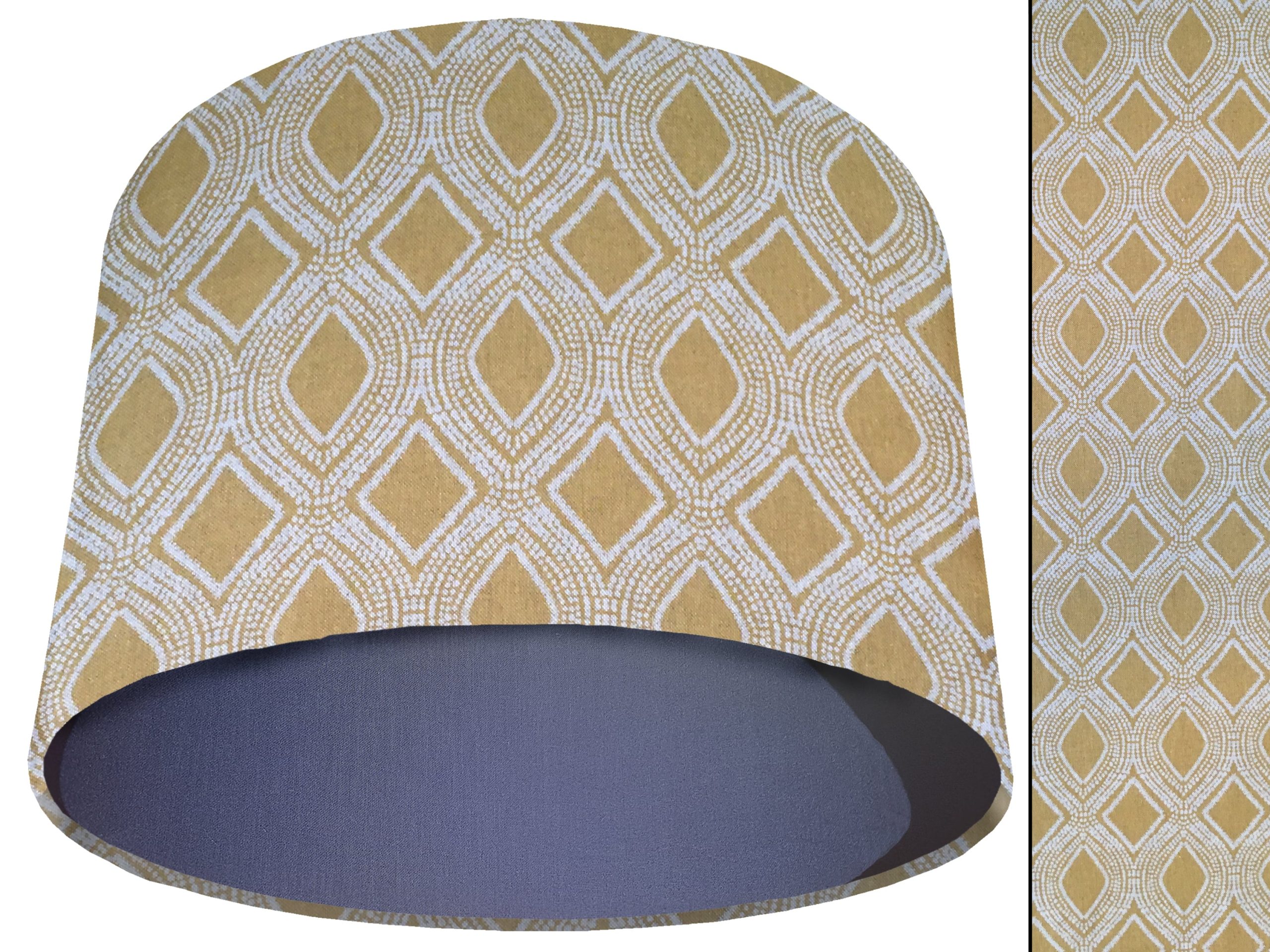 Boho Yellow Light Shade Blue, Bohemian Style Home Interior