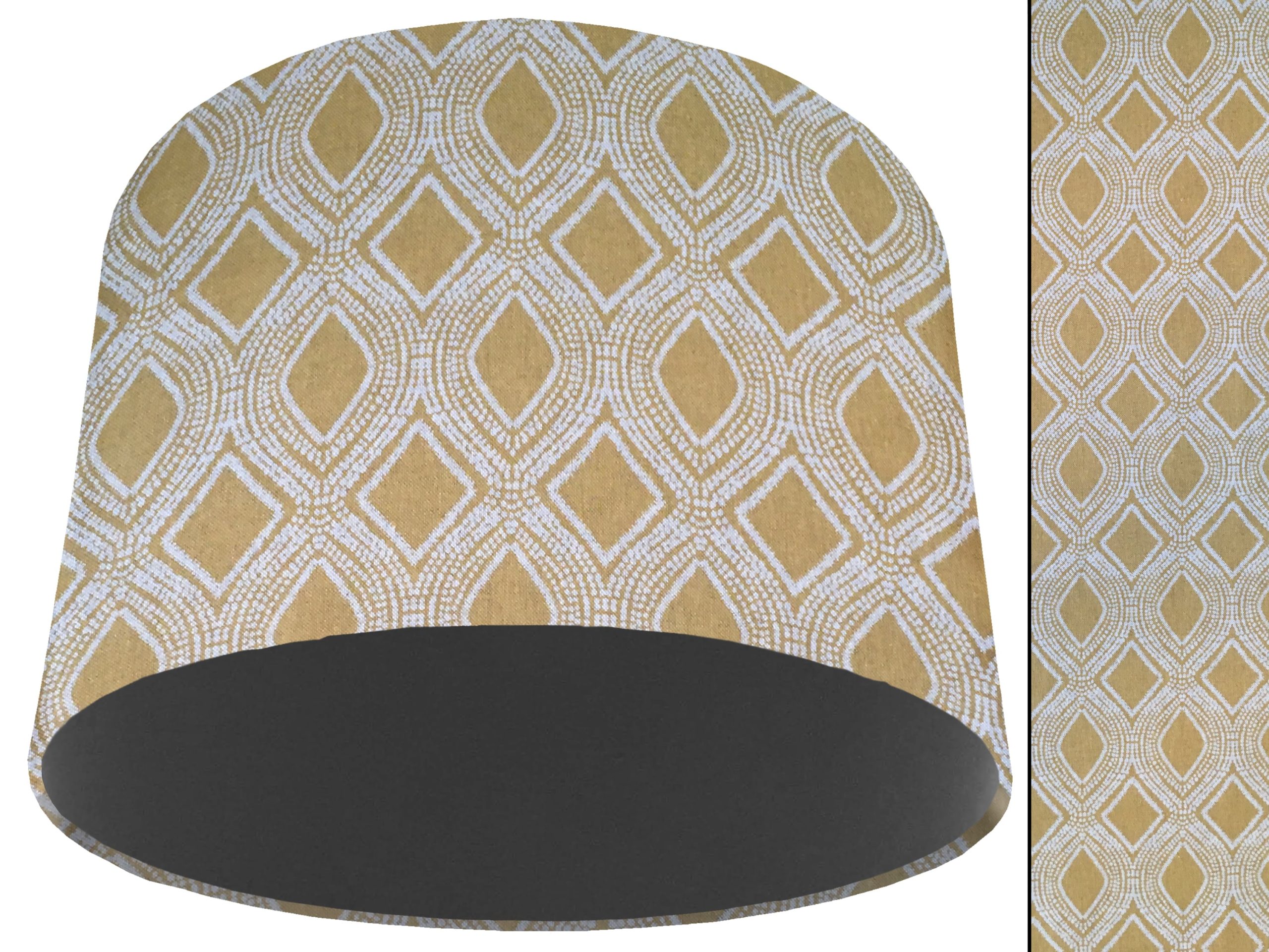 Boho Yellow Light Shade Dark Grey, Bohemian Style Home Interior