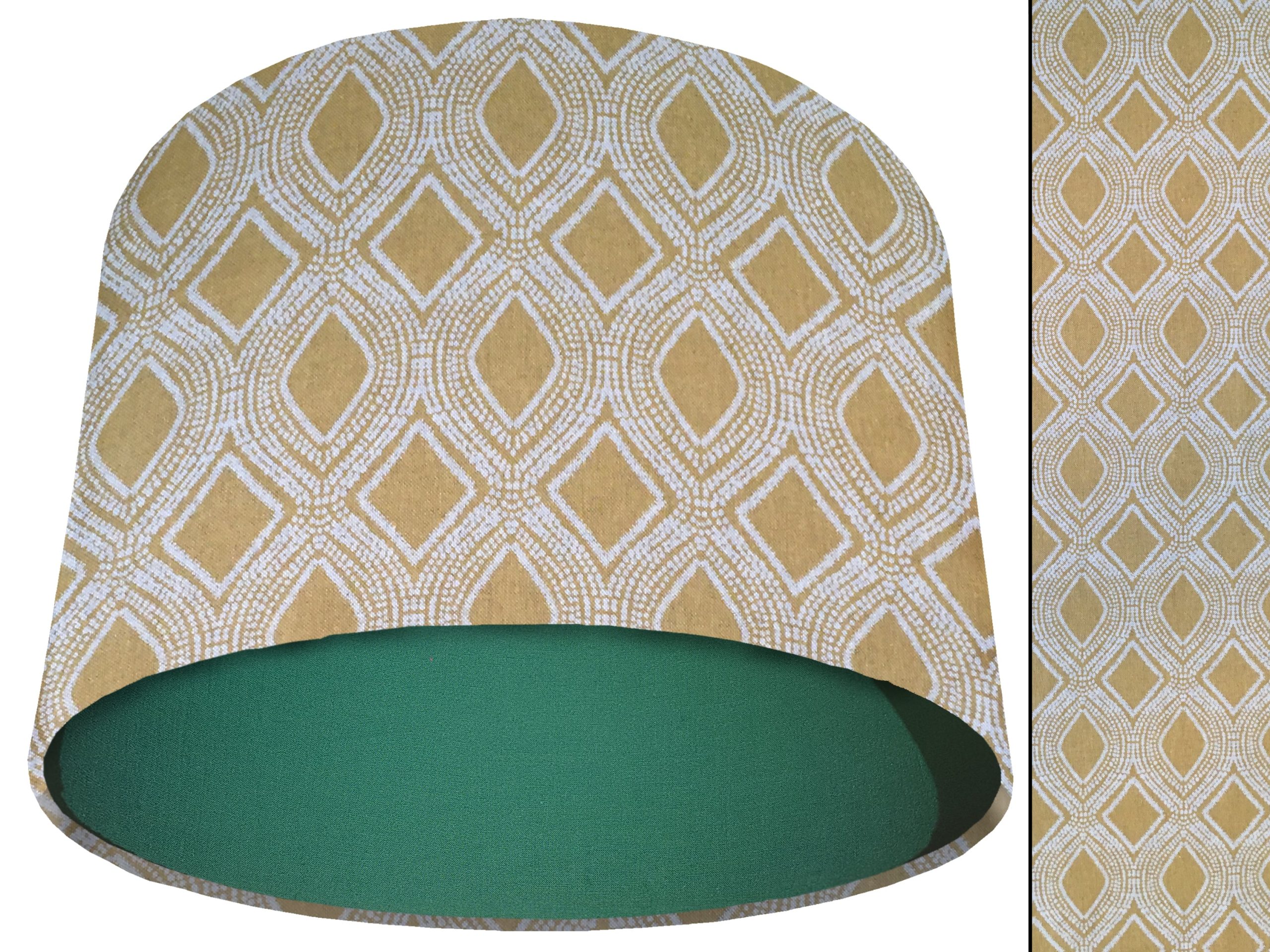 Boho Yellow Light Shade Green, Bohemian Style Home Interior