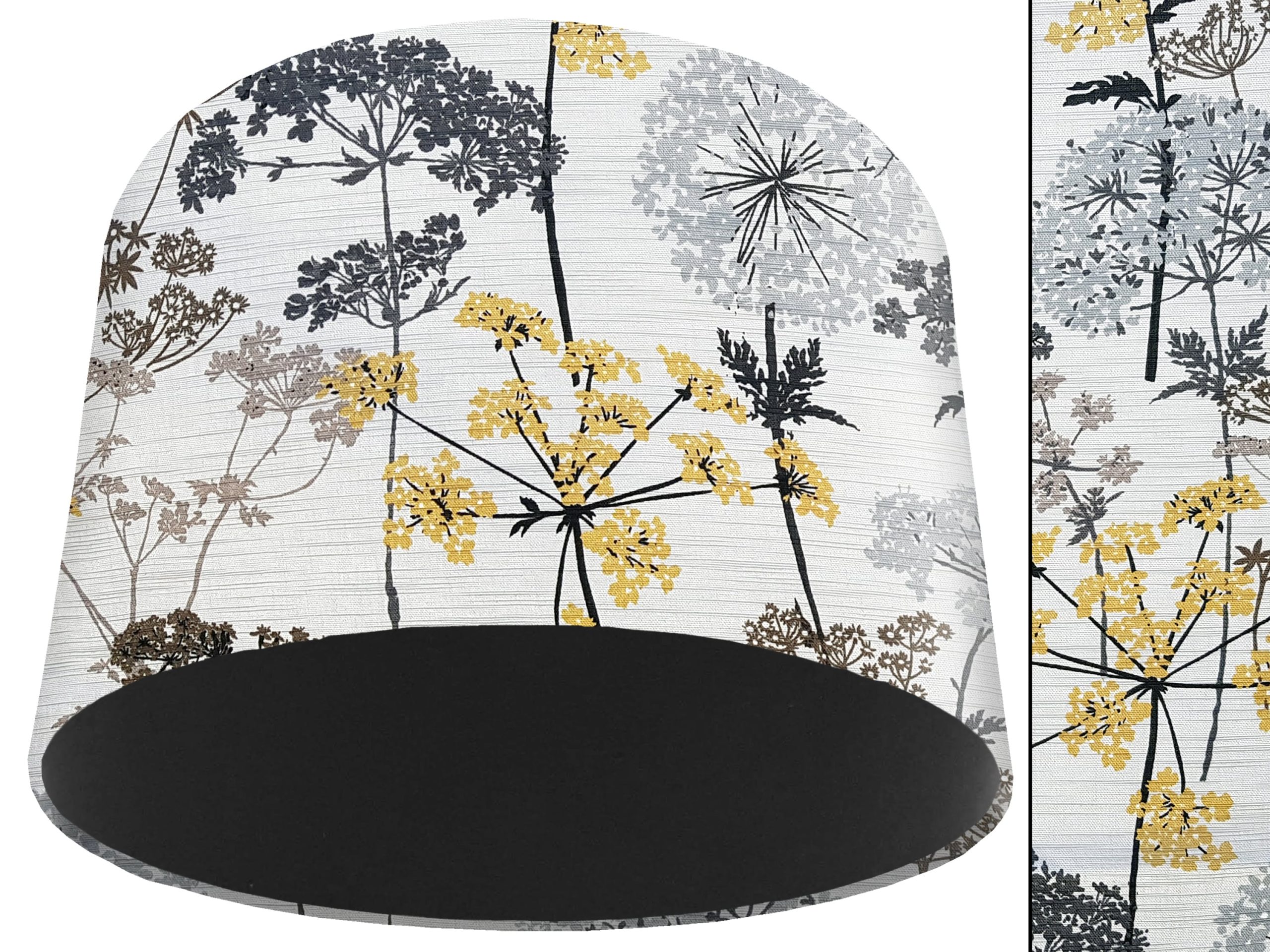 Cow Parsley Light Shade Black, Modern Country Home