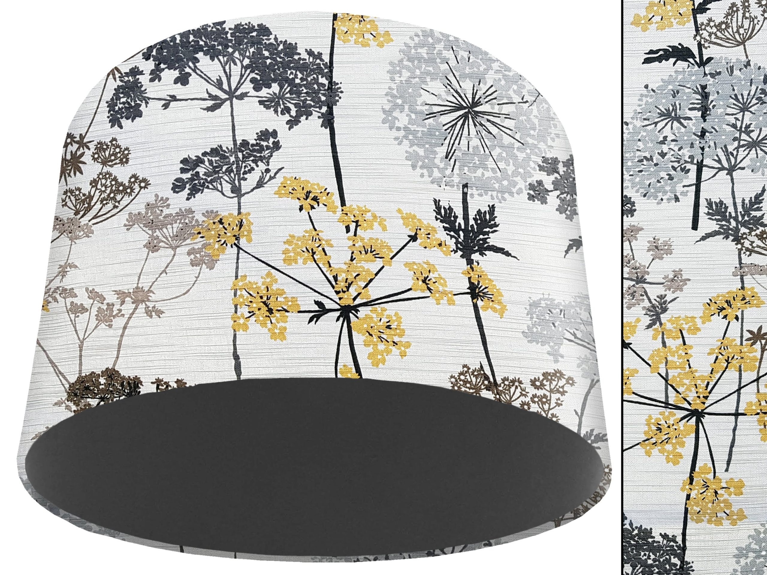 Cow Parsley Light Shade Dark Grey, Modern Country Home