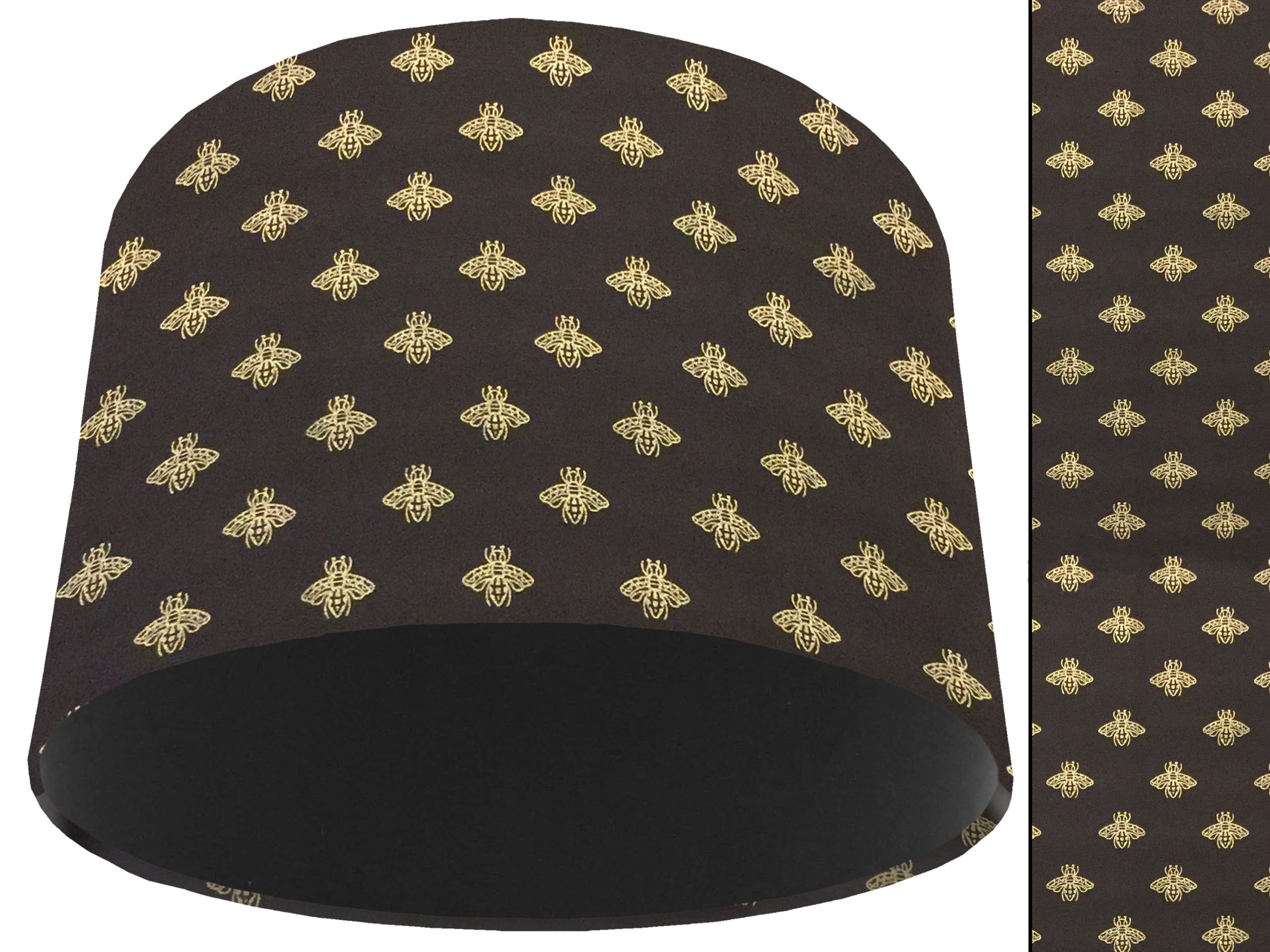 Golden Bee Light Shade Black, Stylish Animal Lampshade