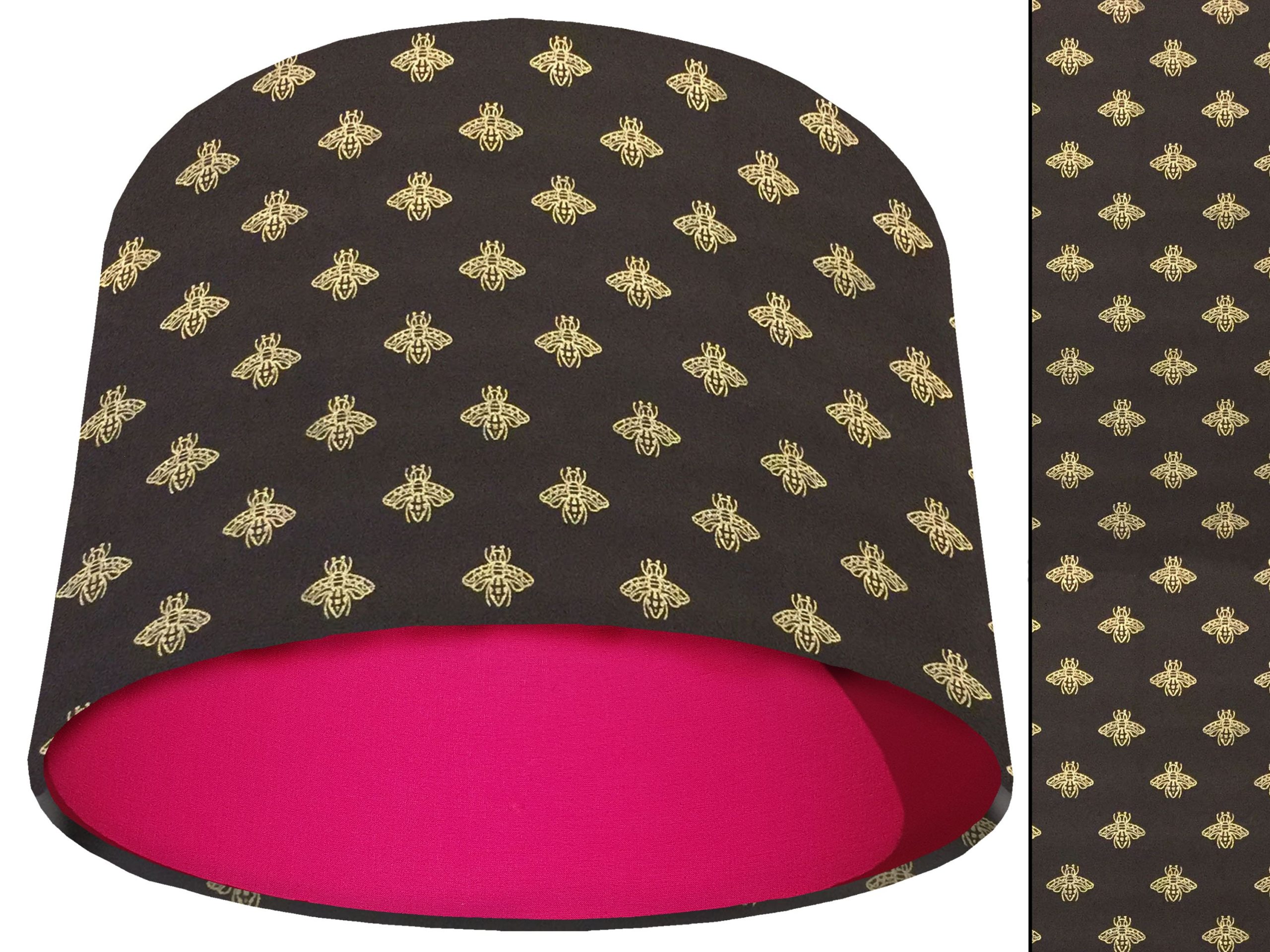 Golden Bee Light Shade Pink, Stylish Animal Lampshade