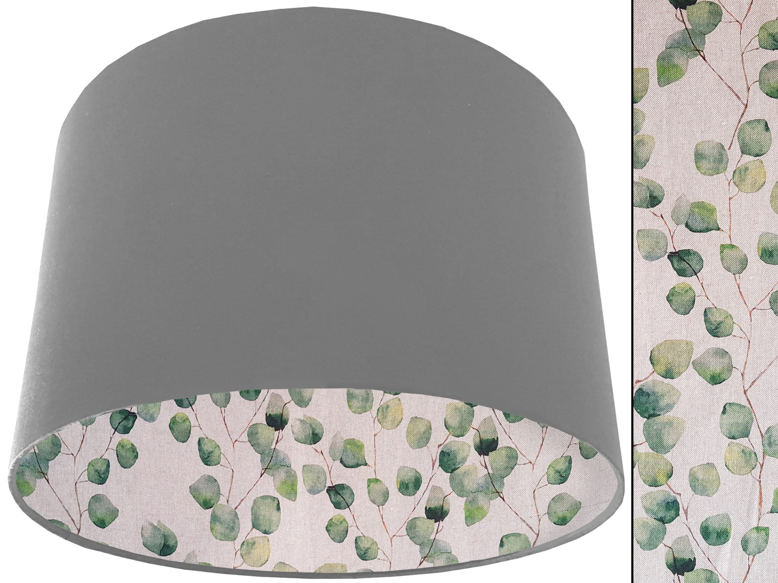 Green Honesty Lampshade Light Grey, Country Home Light Shade