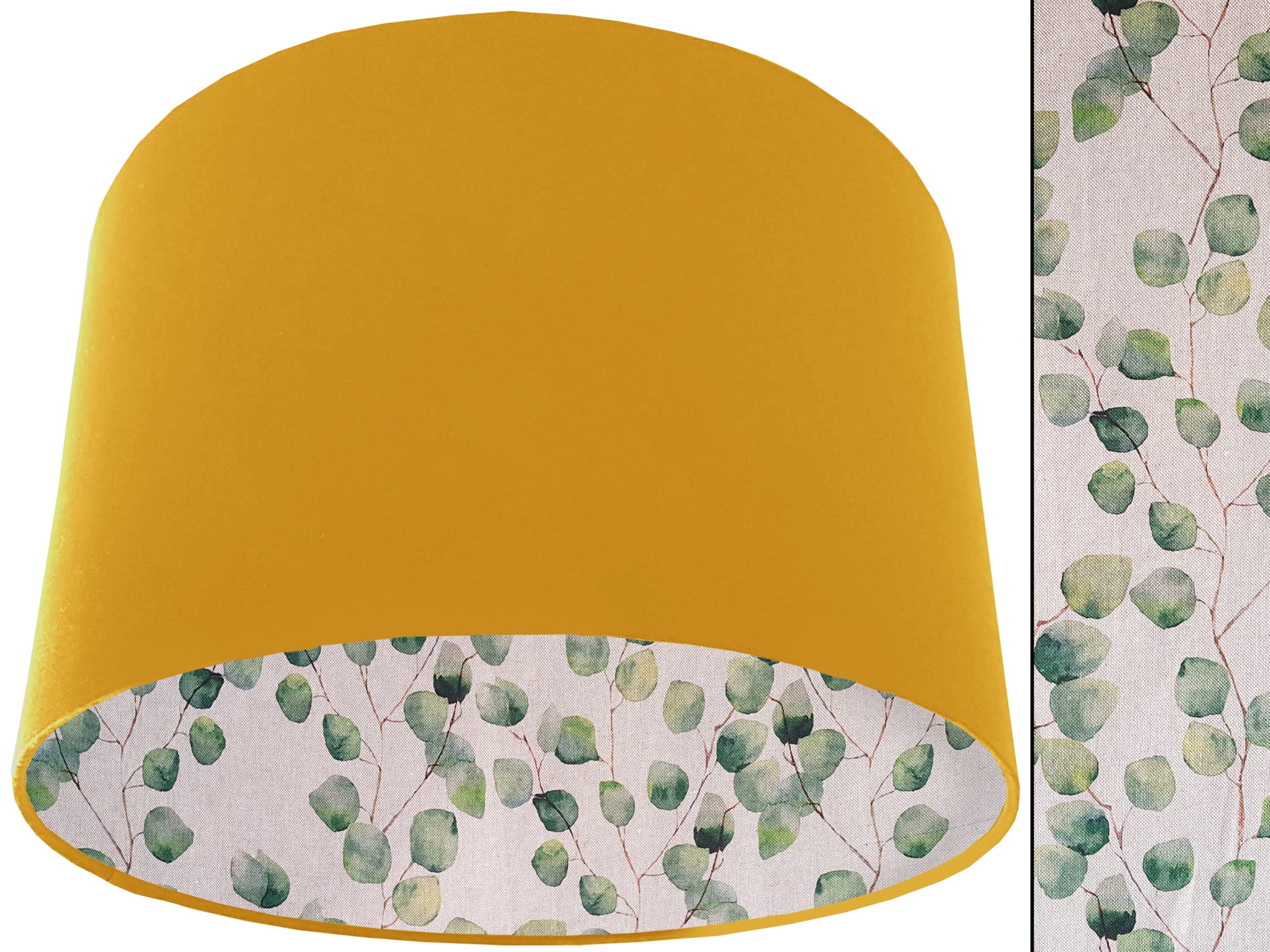 Green Honesty Lampshade Yellow, Country Home Light Shade