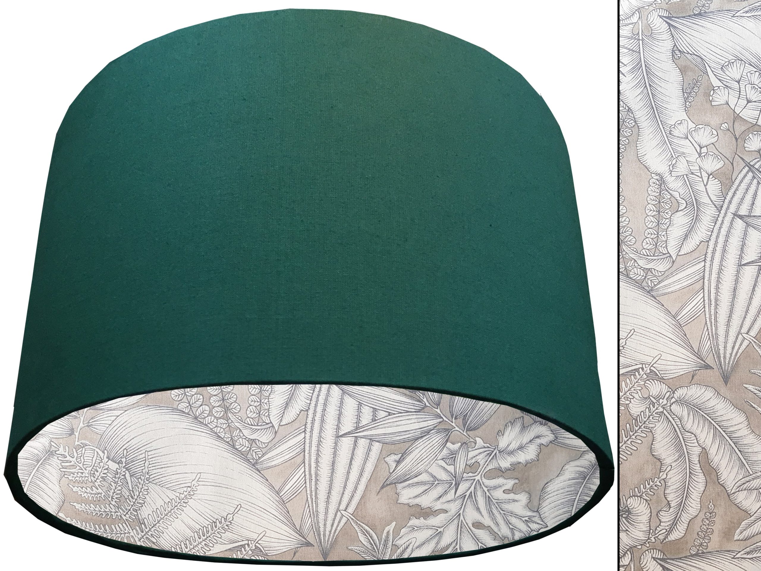 Grey Tropical Lampshade Green, Modern Stylish Interior