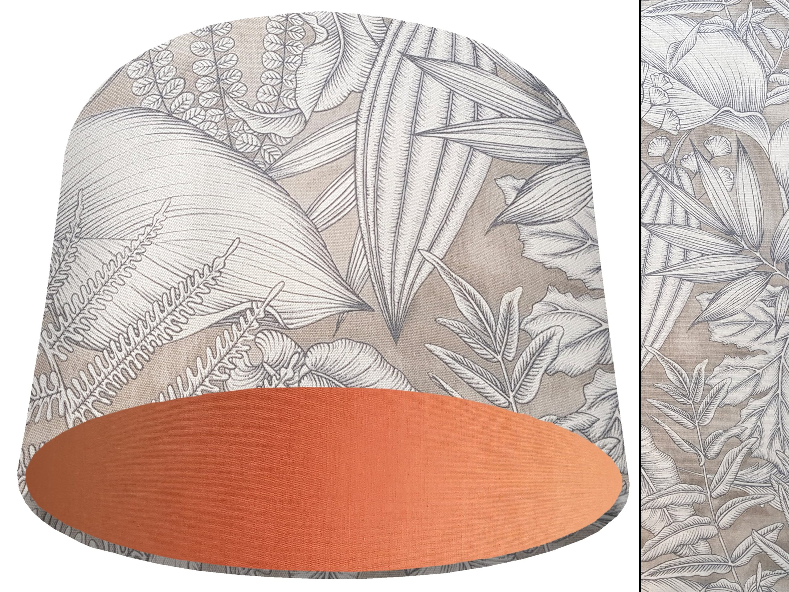 Grey Tropical Light Shade Orange, Modern Home Interior