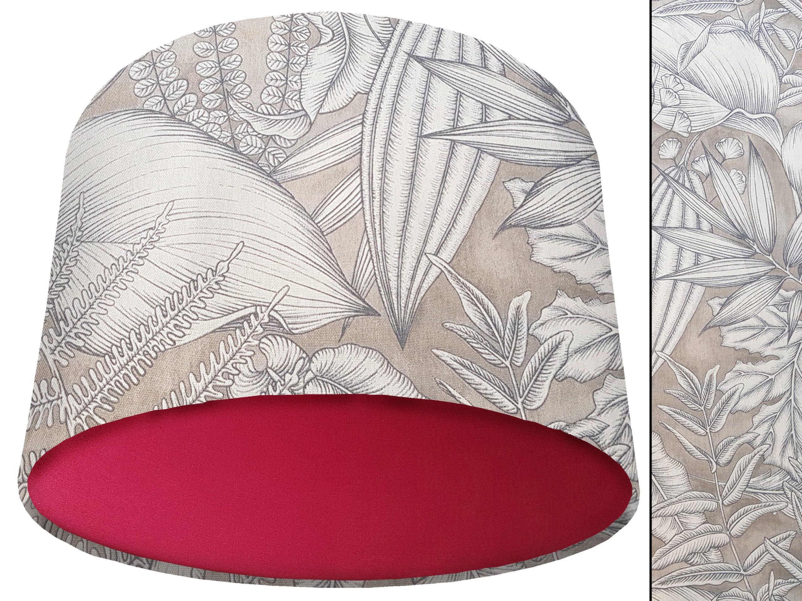 Grey Tropical Light Shade Red, Modern Home Interior