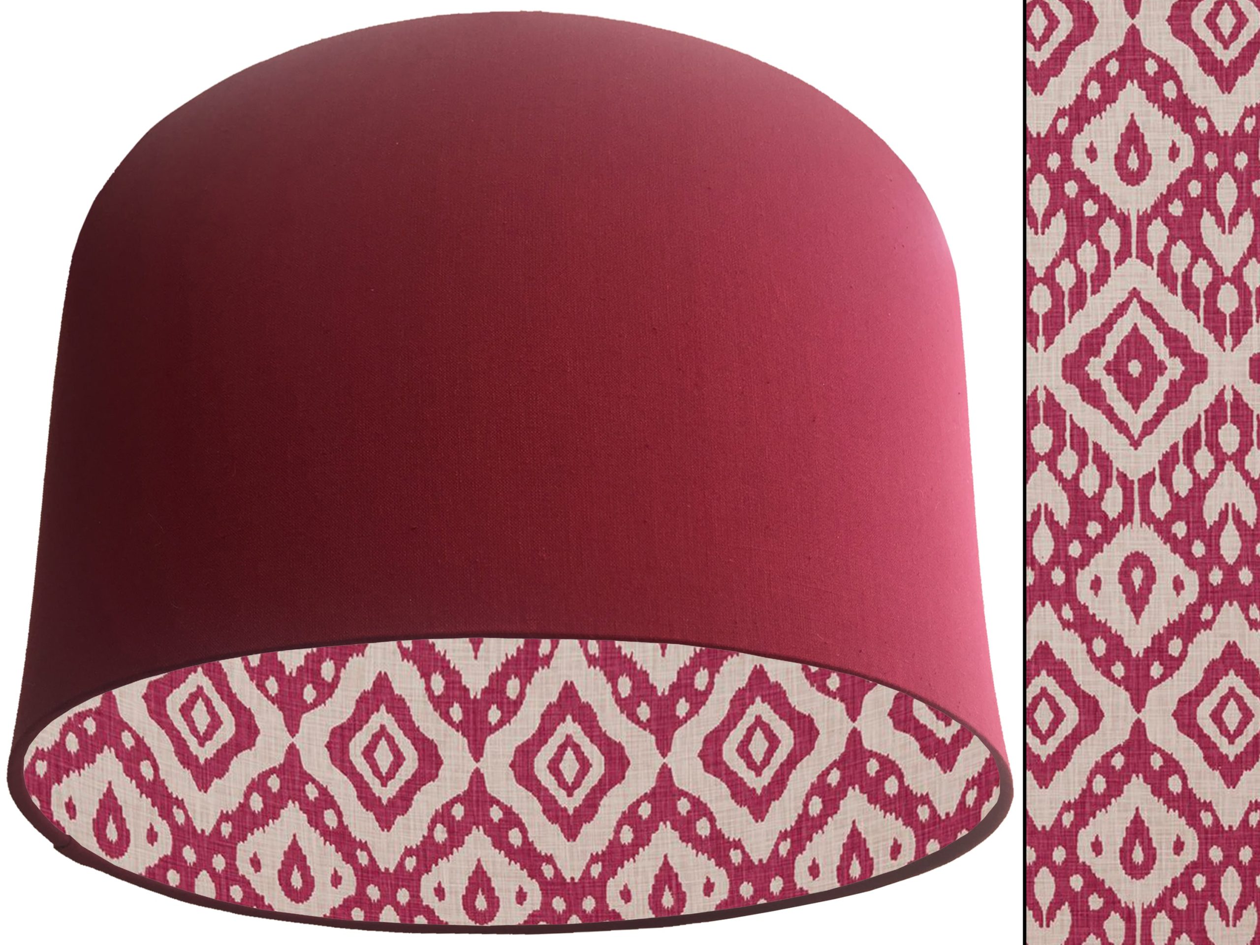 Marrakech Pink Lampshade Red, Vibrant Home Interior