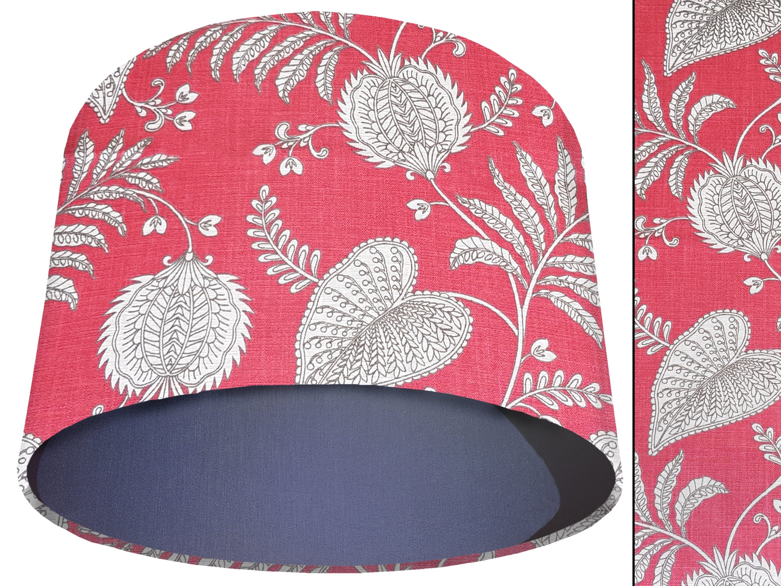 Paisley Pink Light Shade Blue, Bold Home Interior Lighting