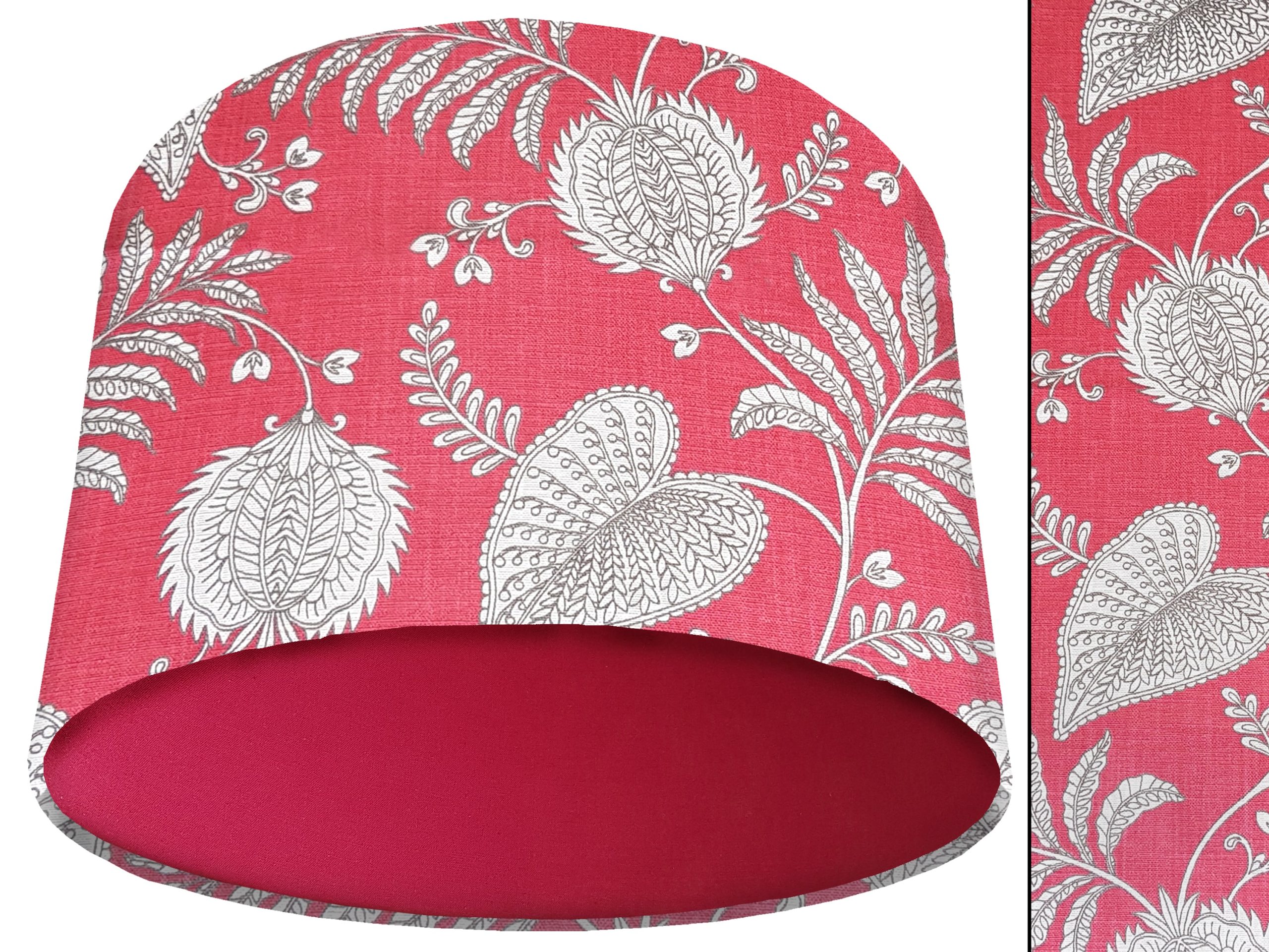 Paisley Pink Light Shade Red, Bold Home Interior Lighting