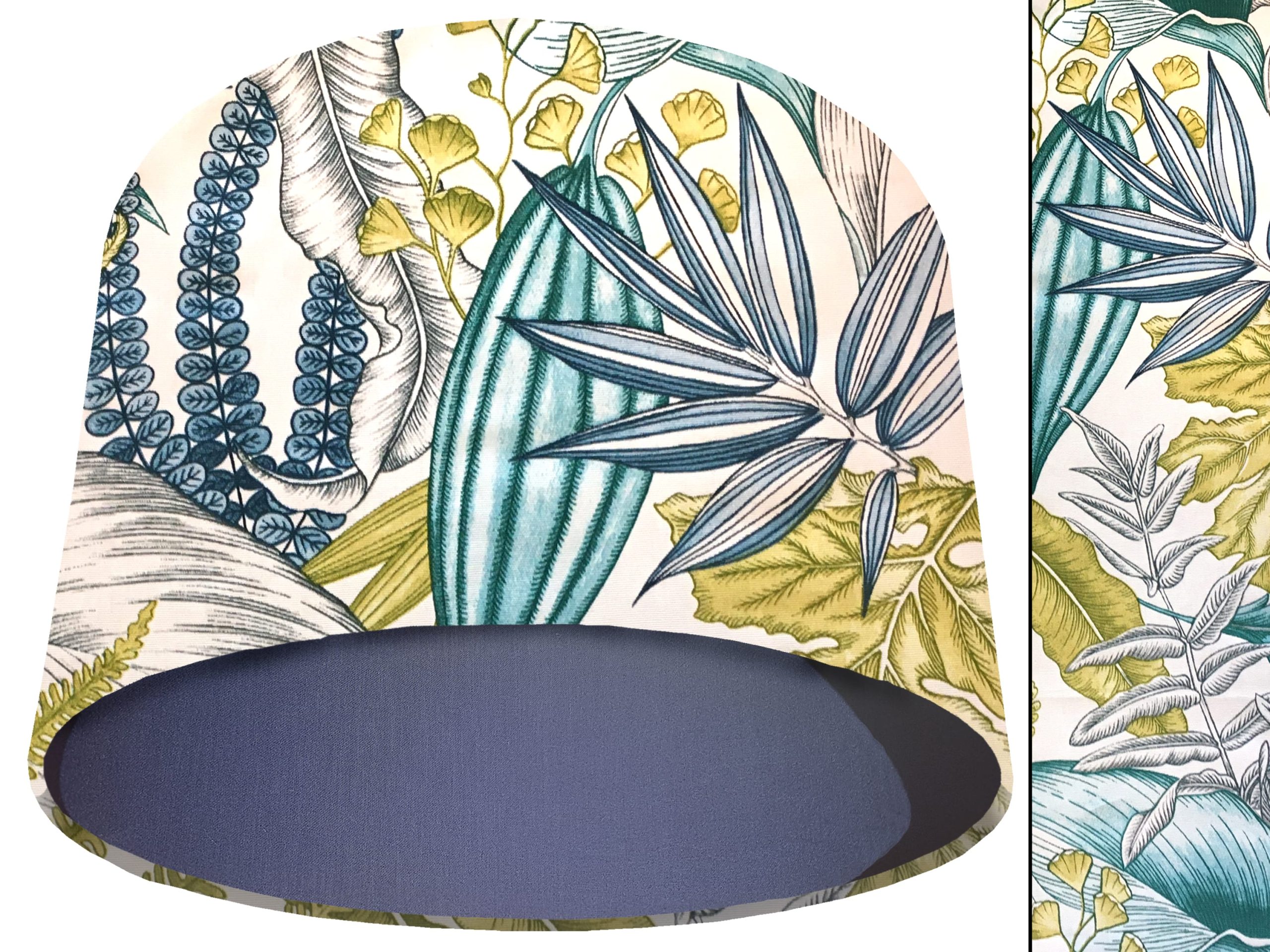 White Tropical Blue Light Shade Blue, Colourful Home