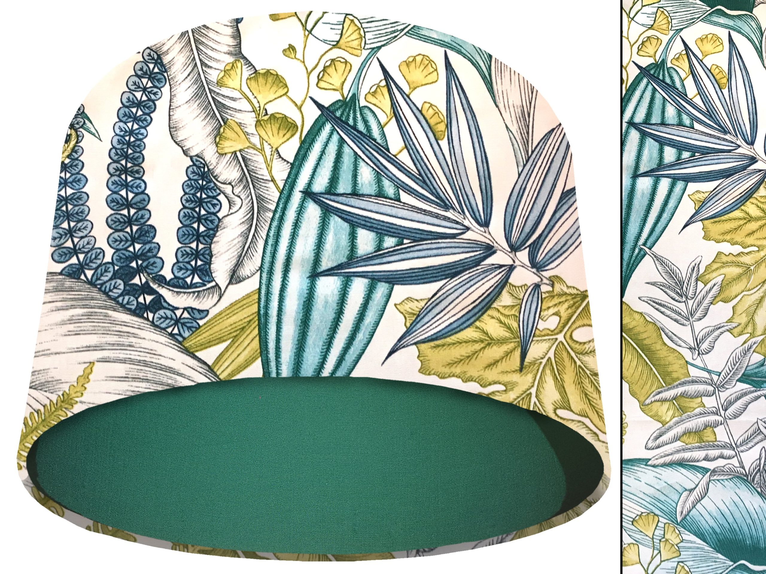 White Tropical Blue Light Shade Green, Colourful Home