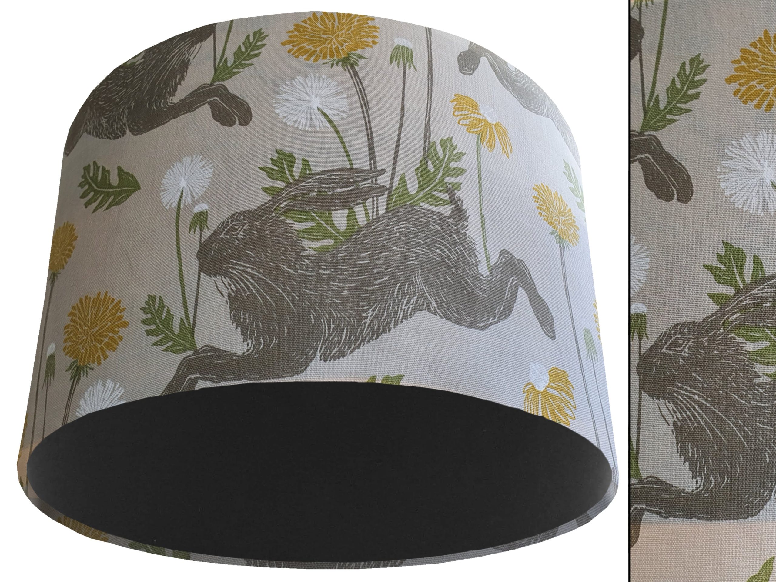 Country Rabbit Light Shade Black, Country Home Interior