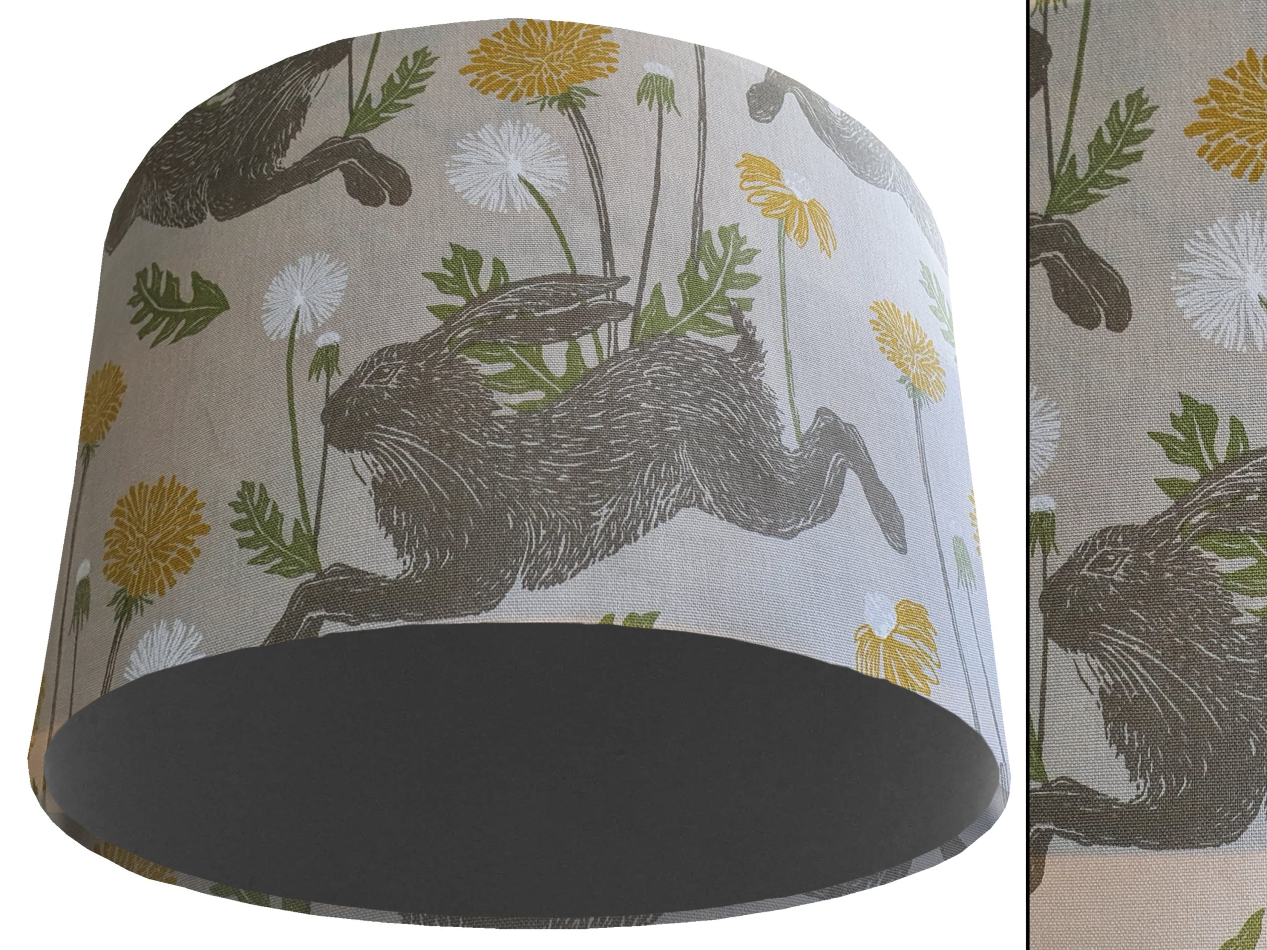 Country Rabbit Light Shade Dark Grey, Country Home Interior