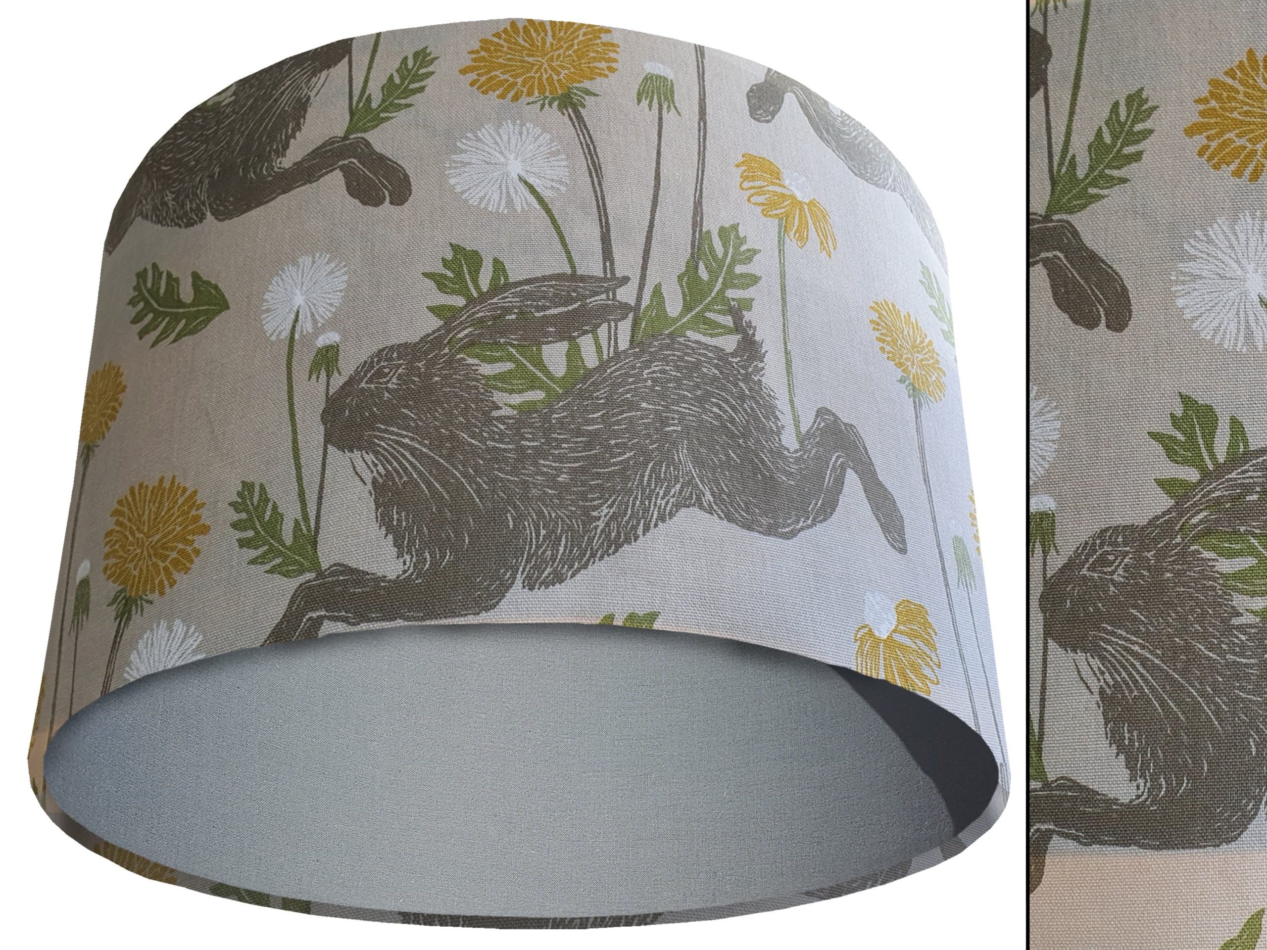 Country Rabbit Light Shade Light Grey, Country Home Interior