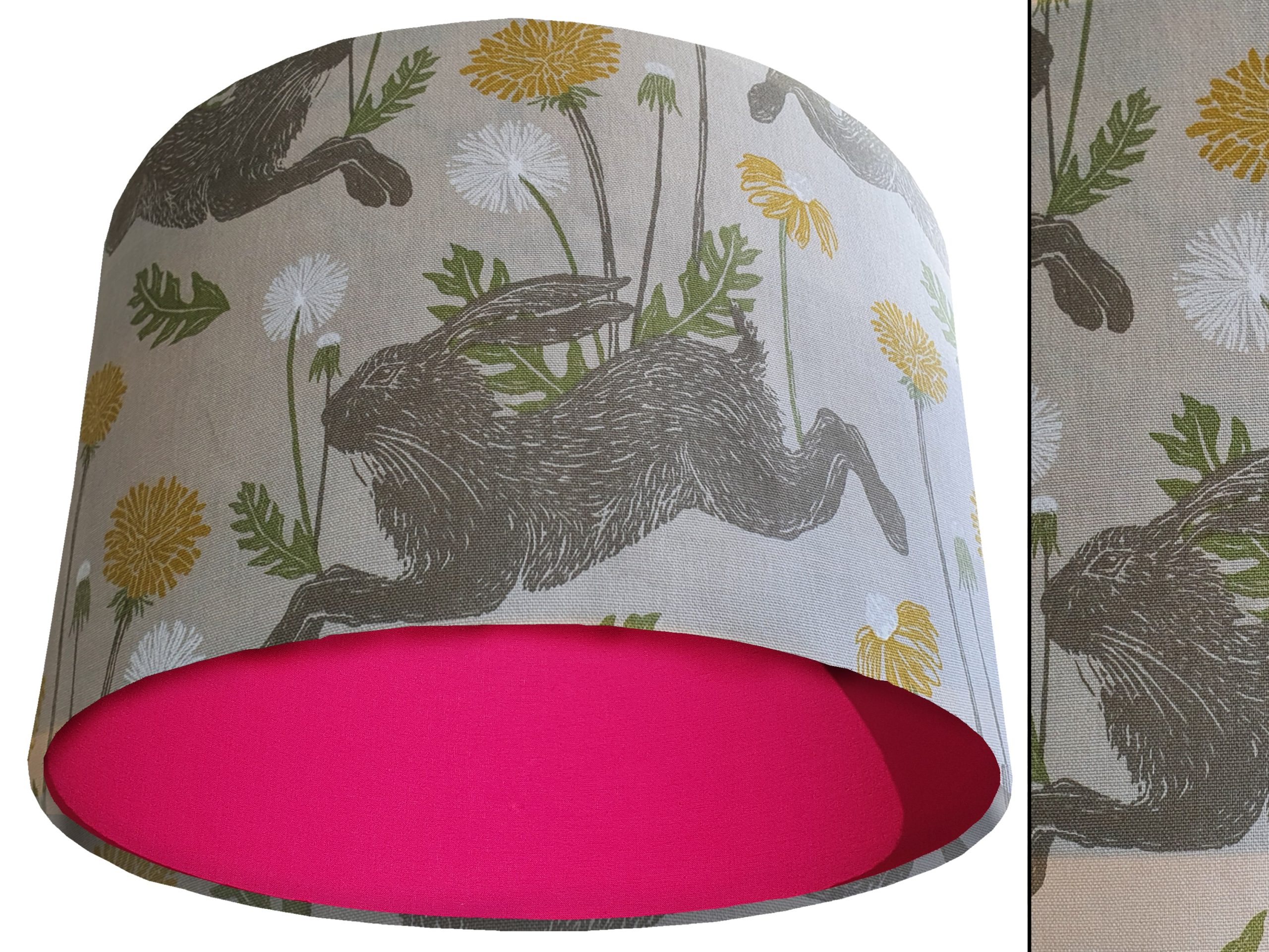 Country Rabbit Light Shade Pink, Country Home Interior