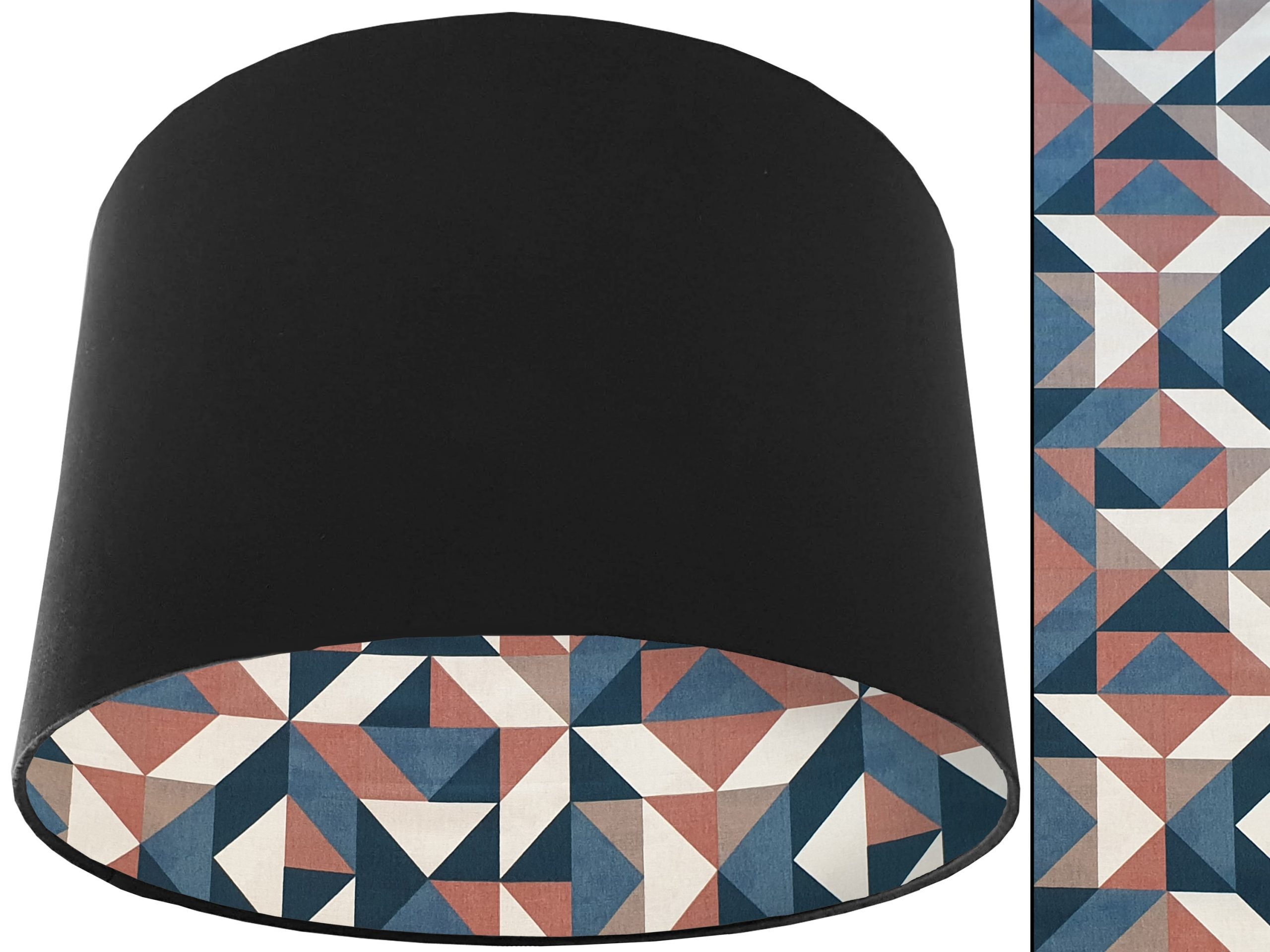 Modern Geometric Lampshade Black, Stylish Home Interior