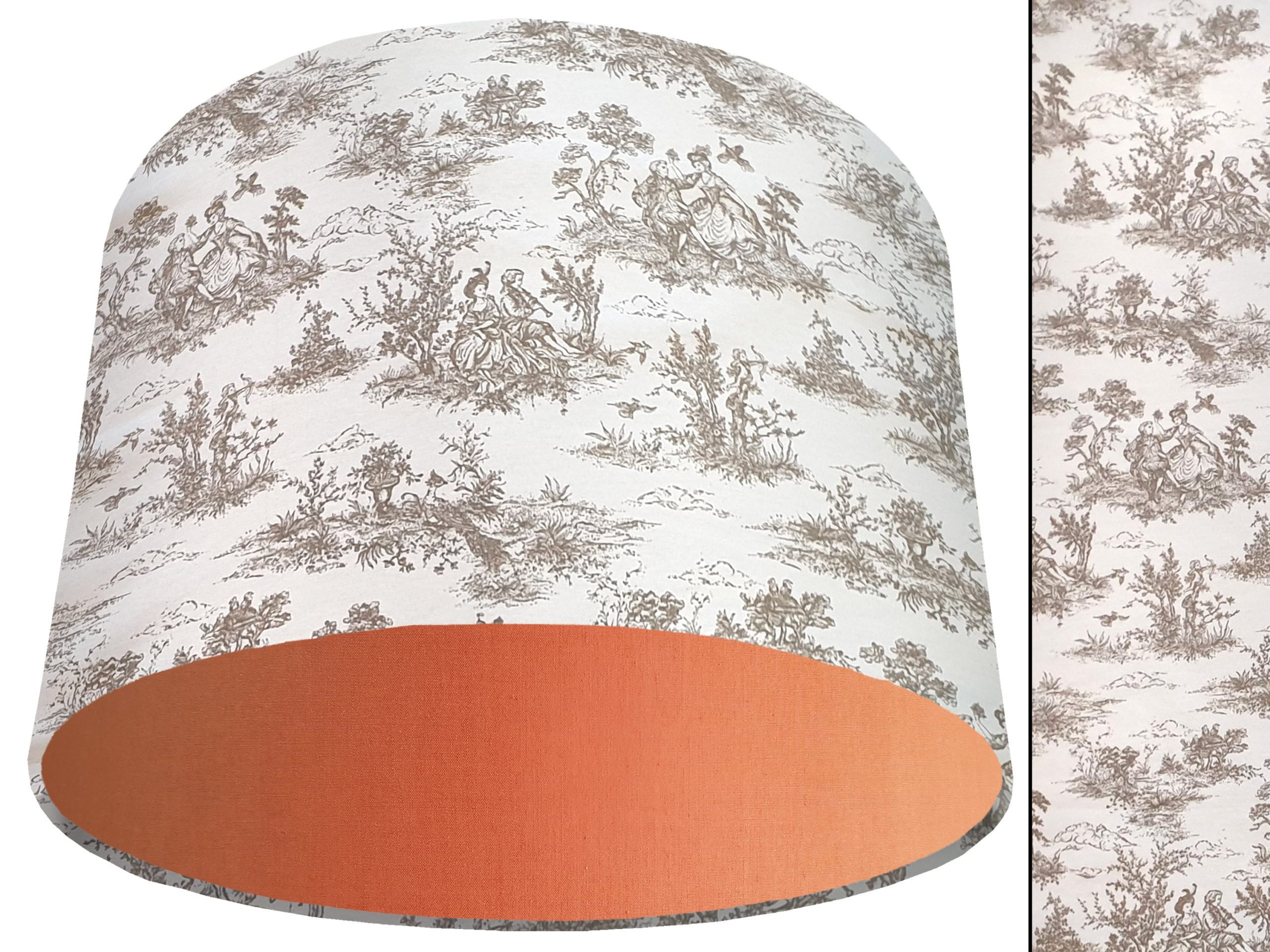 Country People Light Shade Orange, Country Home Interior