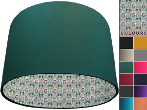 Kahlo Inspired Lampshade Green, Bold Modern Interior