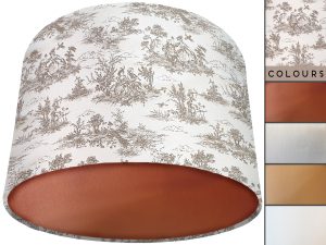 Country People Lamp Shade Copper, Country Home Design