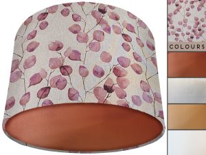 Honesty Pink Lamp Shade Copper, Stylish Country Home