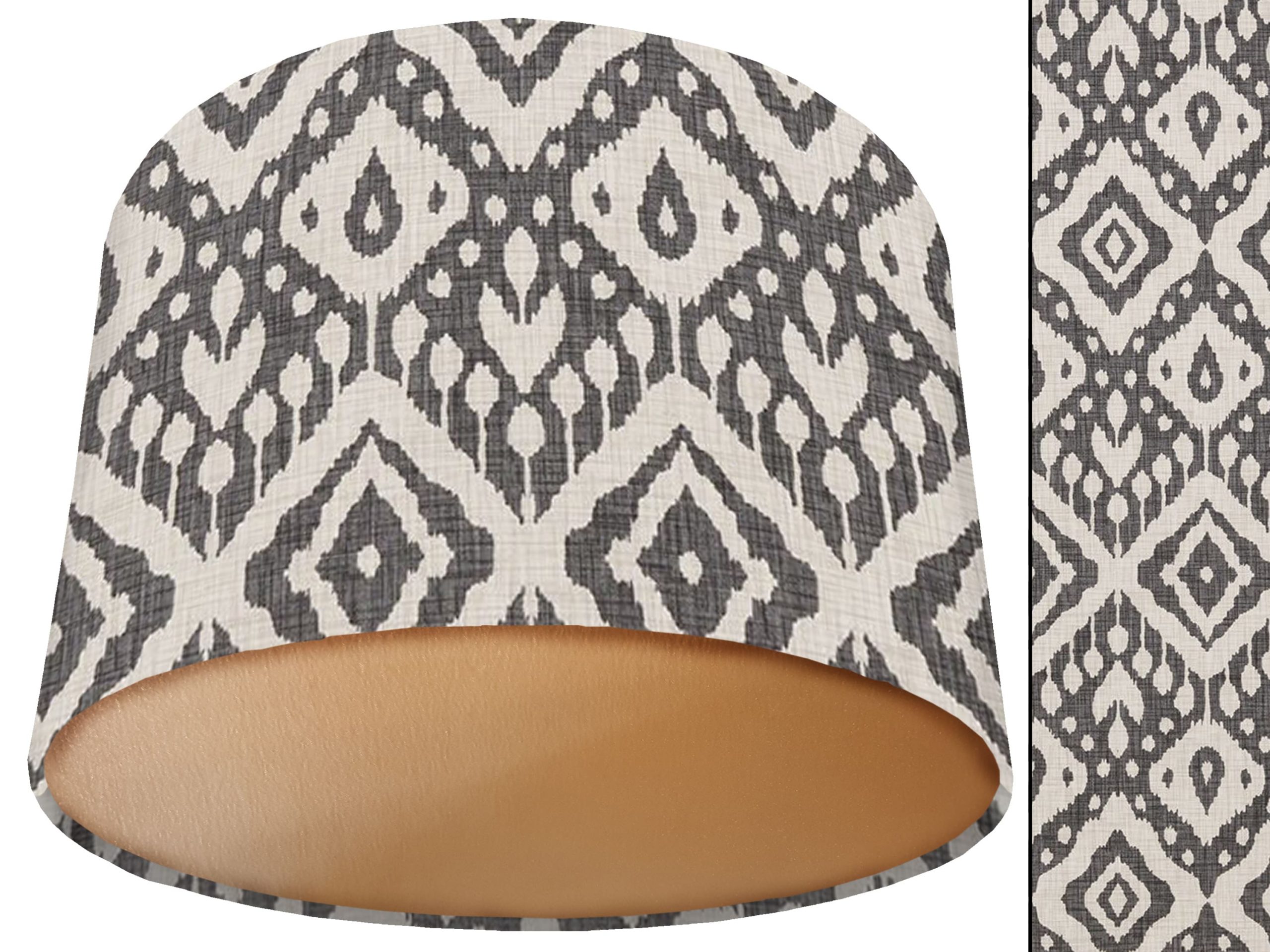 Marrakech Grey Lamp Shade Gold, Stylish Home Interior