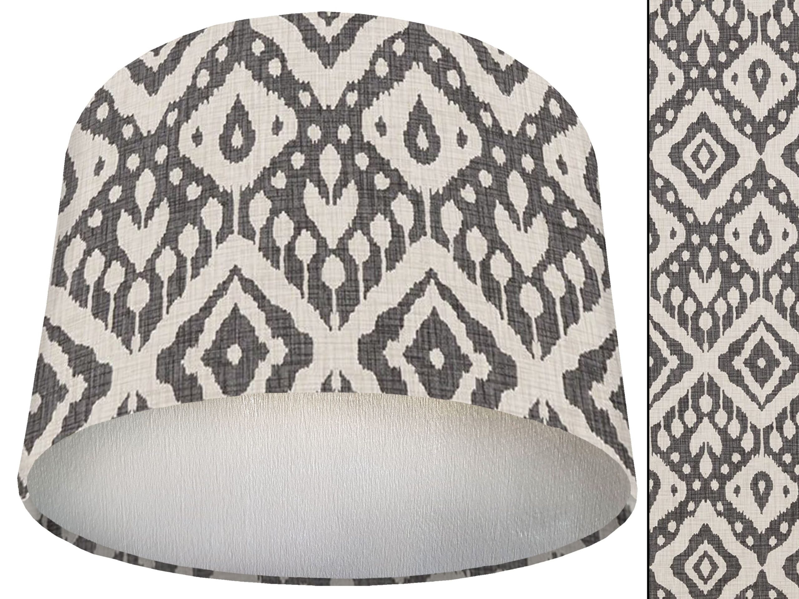 Marrakech Grey Lamp Shade Silver, Stylish Home Interior