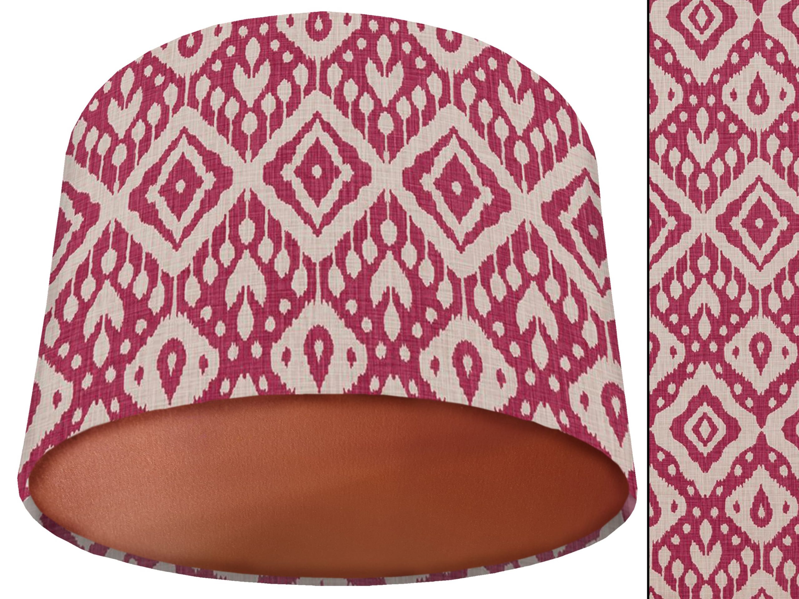 Marrakech Pink Lamp Shade Copper, Bold Home Interior Light