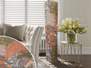 Oriental Trees Orange Floor Lamp, Ambient Lighting