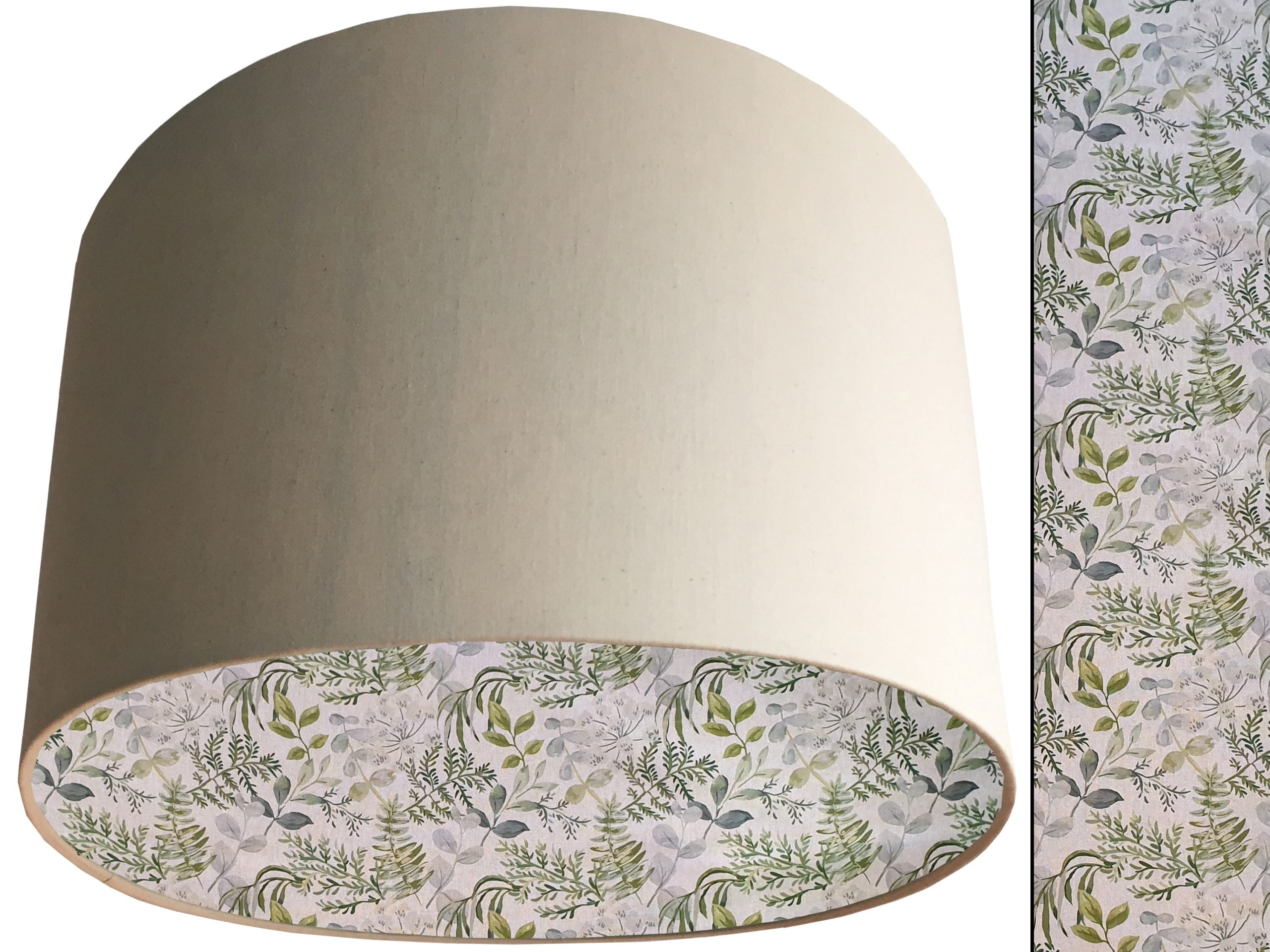 Pastel Botanical Lampshade Cream, Country Home Interior
