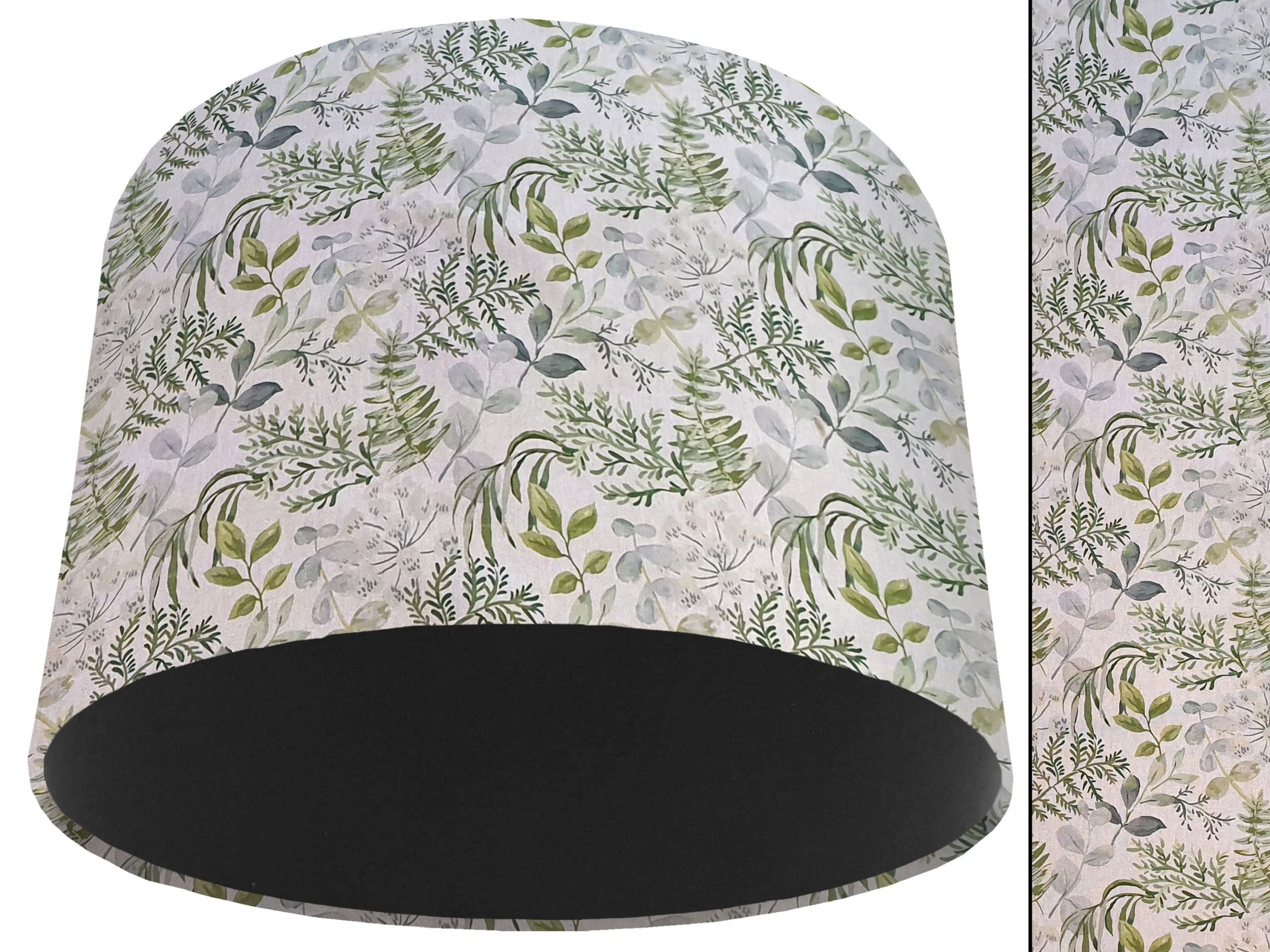 Pastel Botanical Light Shade Black, Country Home Interior