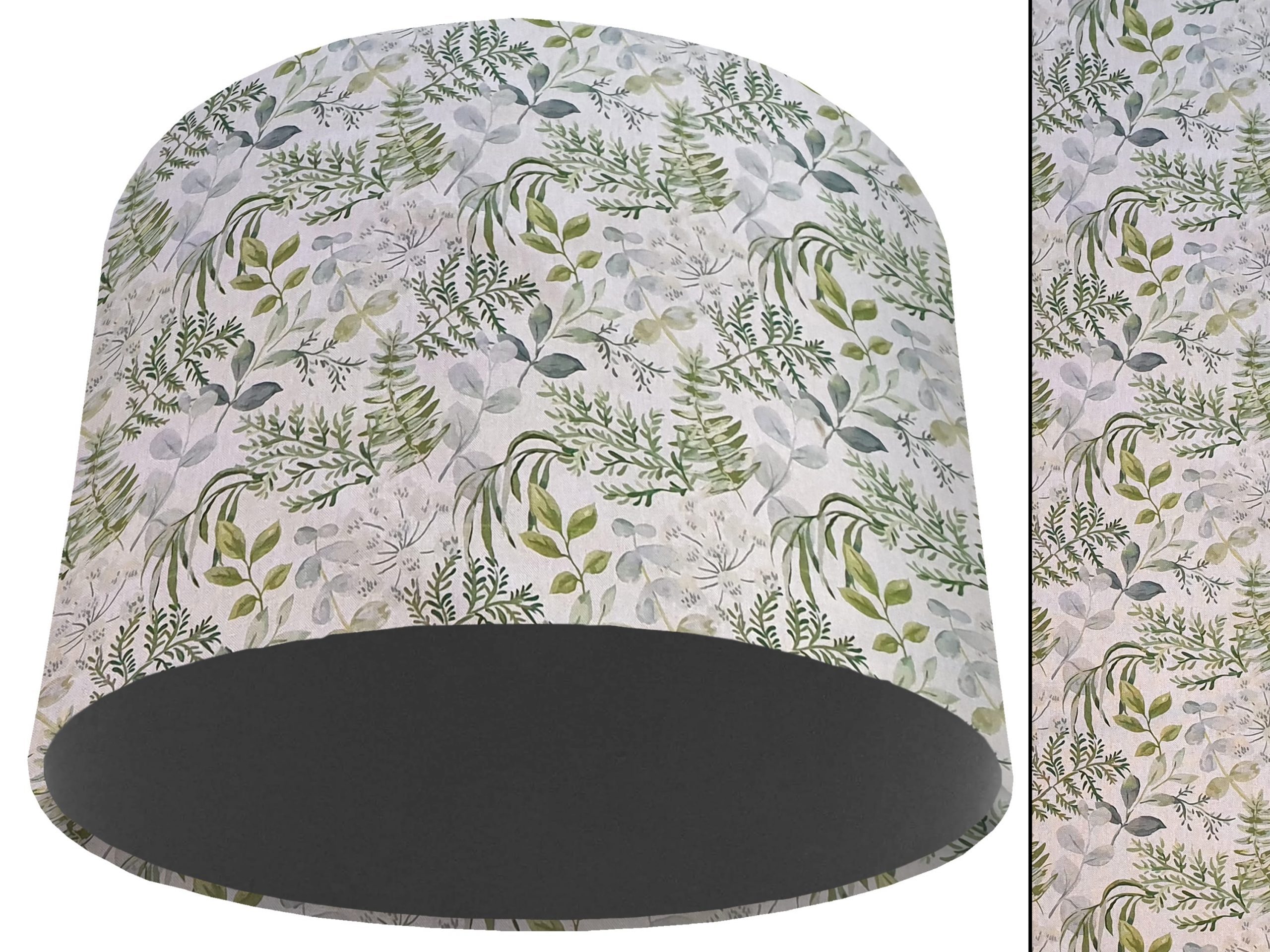 Pastel Botanical Light Shade Dark Grey, Country Home Interior