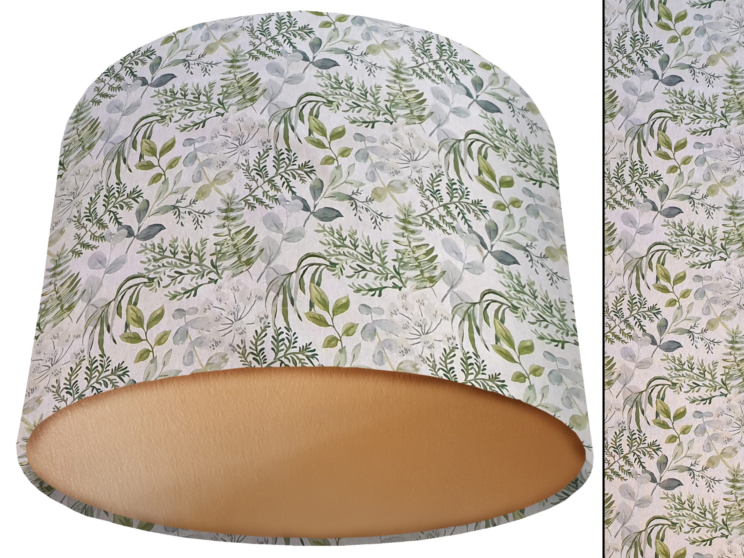 Pastel Botanical Lamp Shade Gold, Country Home Interior