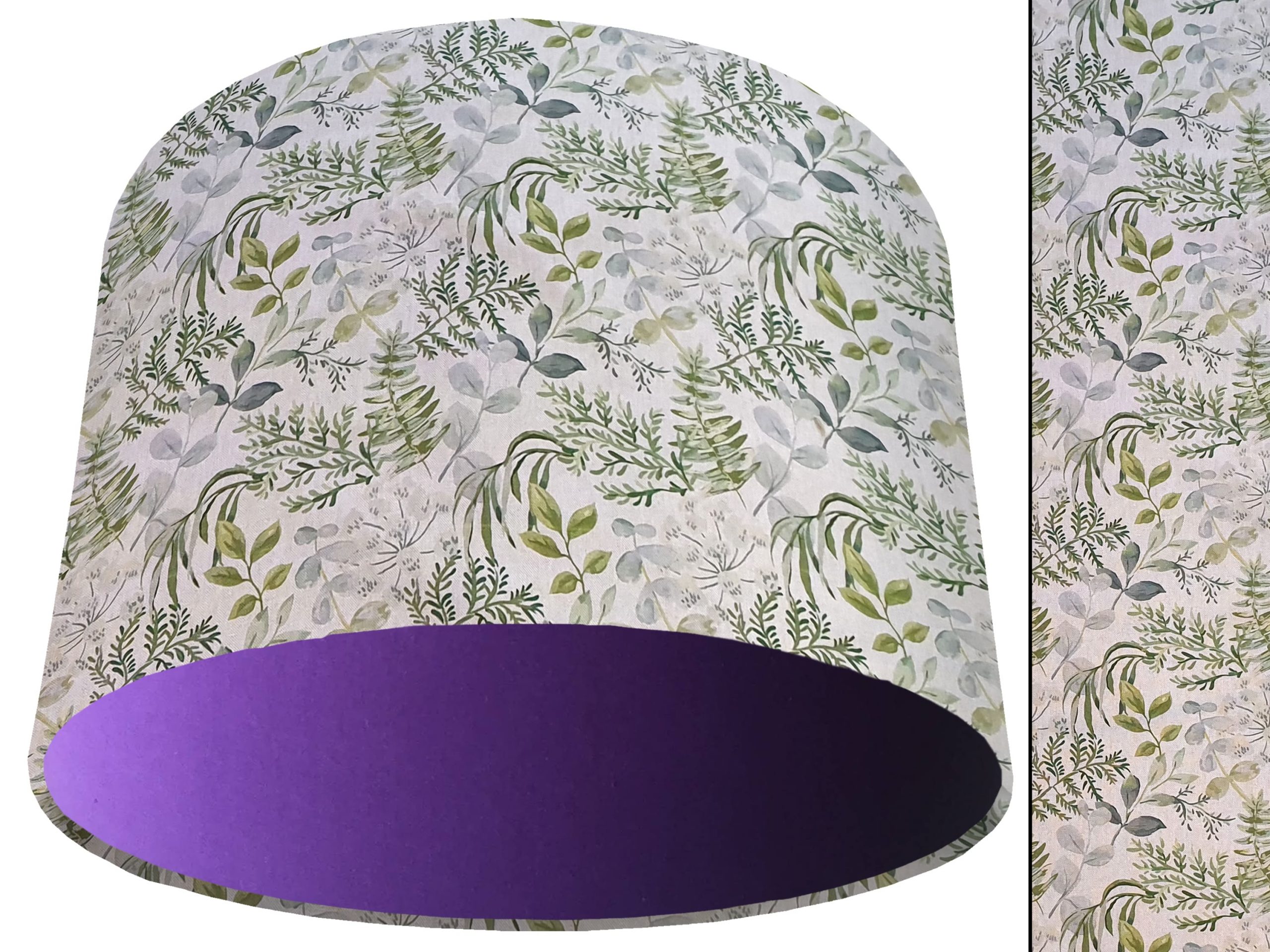 Pastel Botanical Light Shade Purple, Country Home Interior
