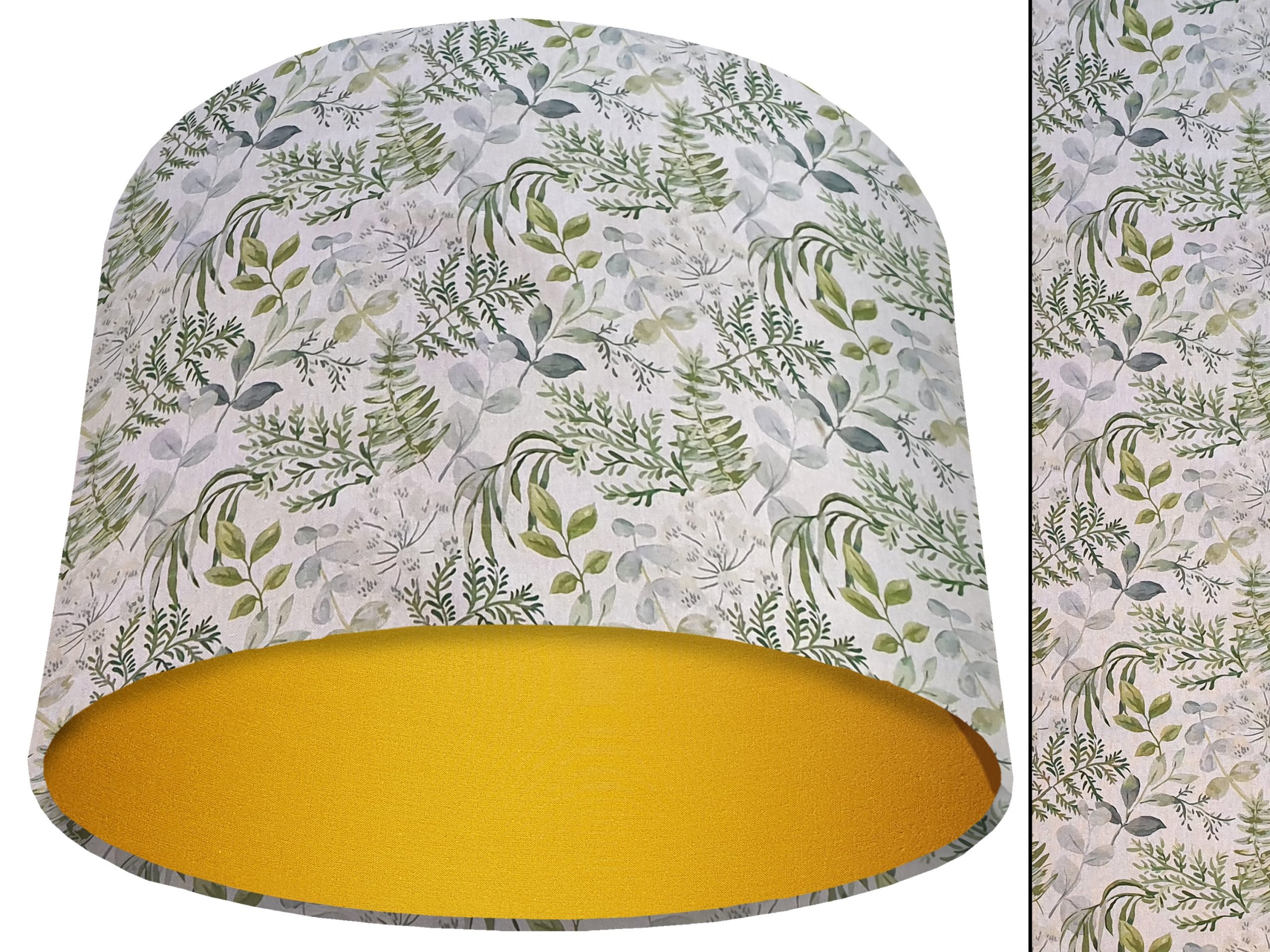 Pastel Botanical Light Shade Yellow, Country Home Interior