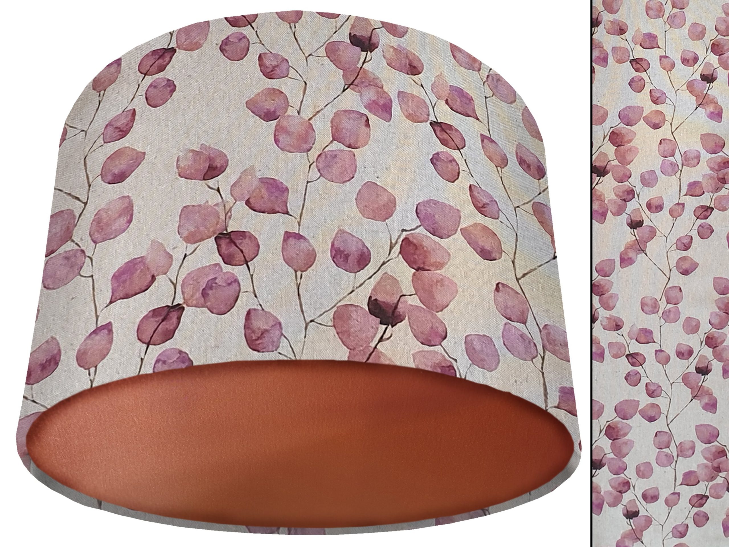 Honesty Pink Lamp Shade Copper, Stylish Country Home