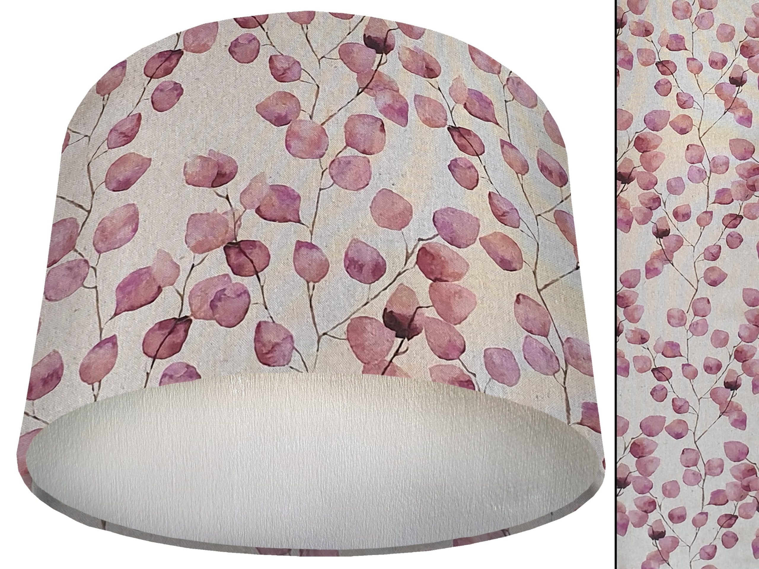 Honesty Pink Lamp Shade Silver, Stylish Country Home