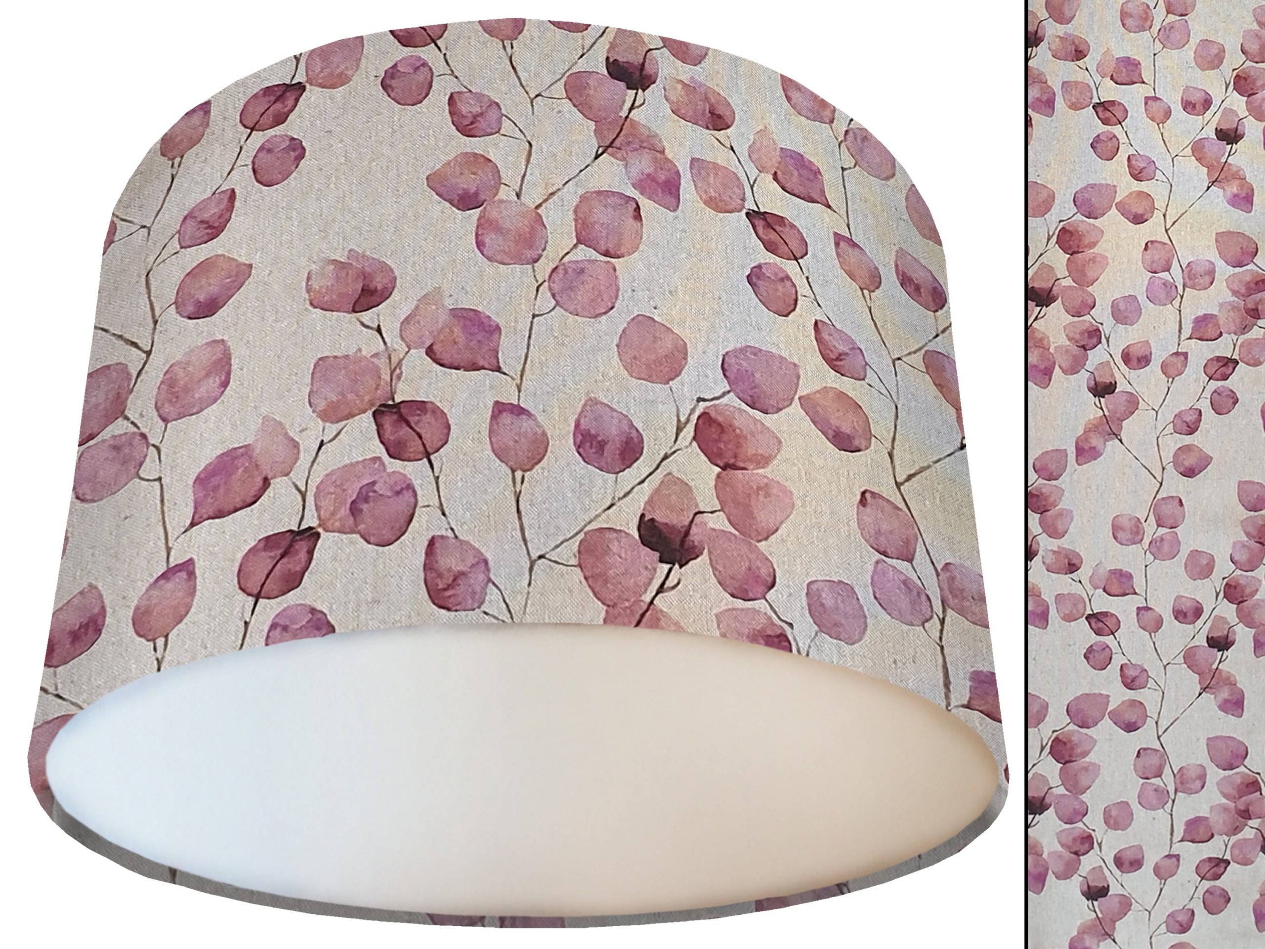 Honesty Pink Lamp Shade White, Stylish Country Home