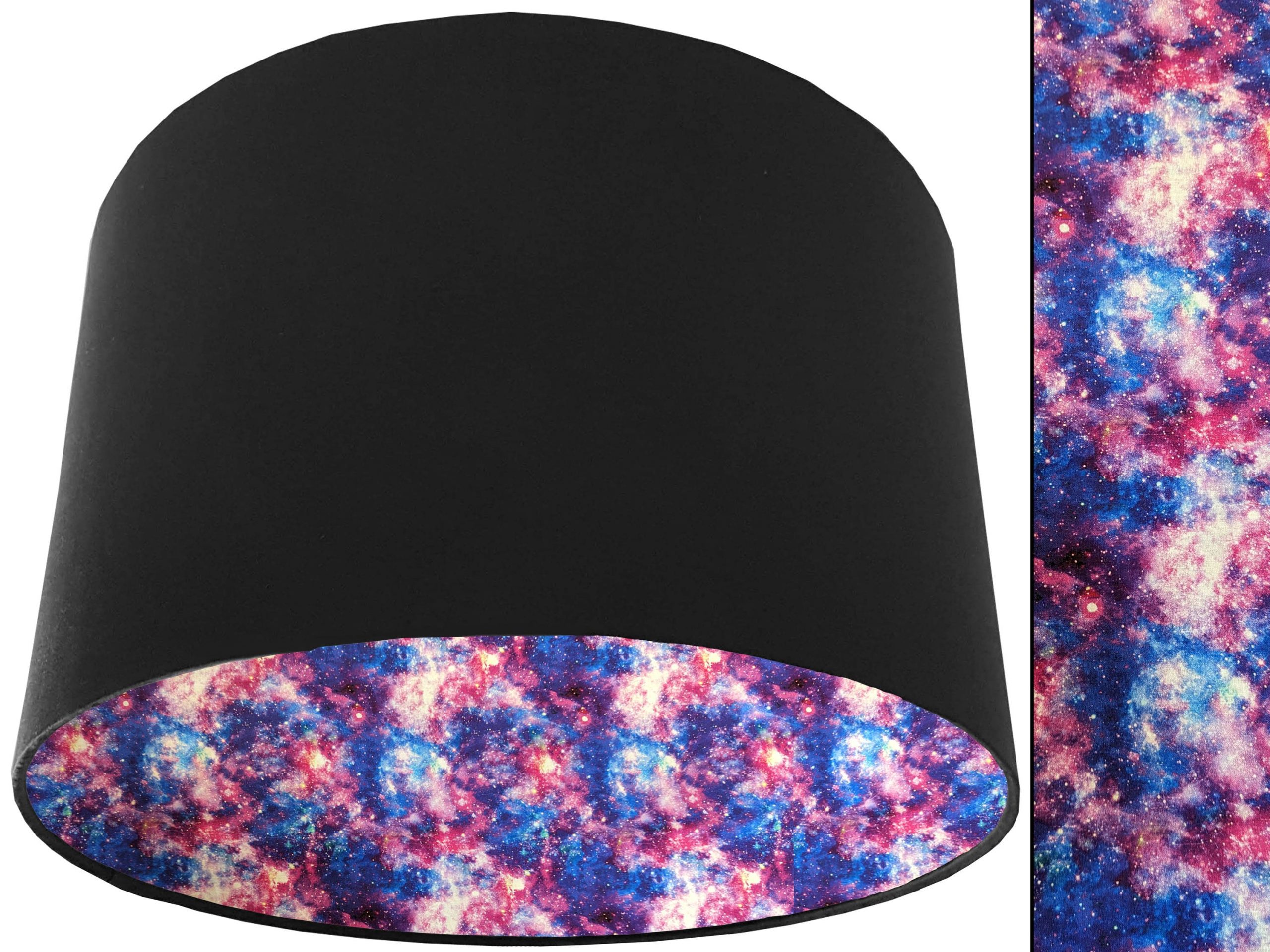 Galaxy Space Lampshade Black, Kids Bedroom Light Shade